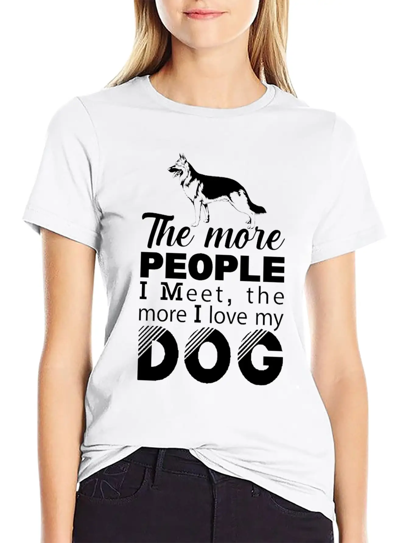 The More People I Meet The More I Love My T-Shirt Unisex Casual T-Shirt – Clean Design For Daily Comfort