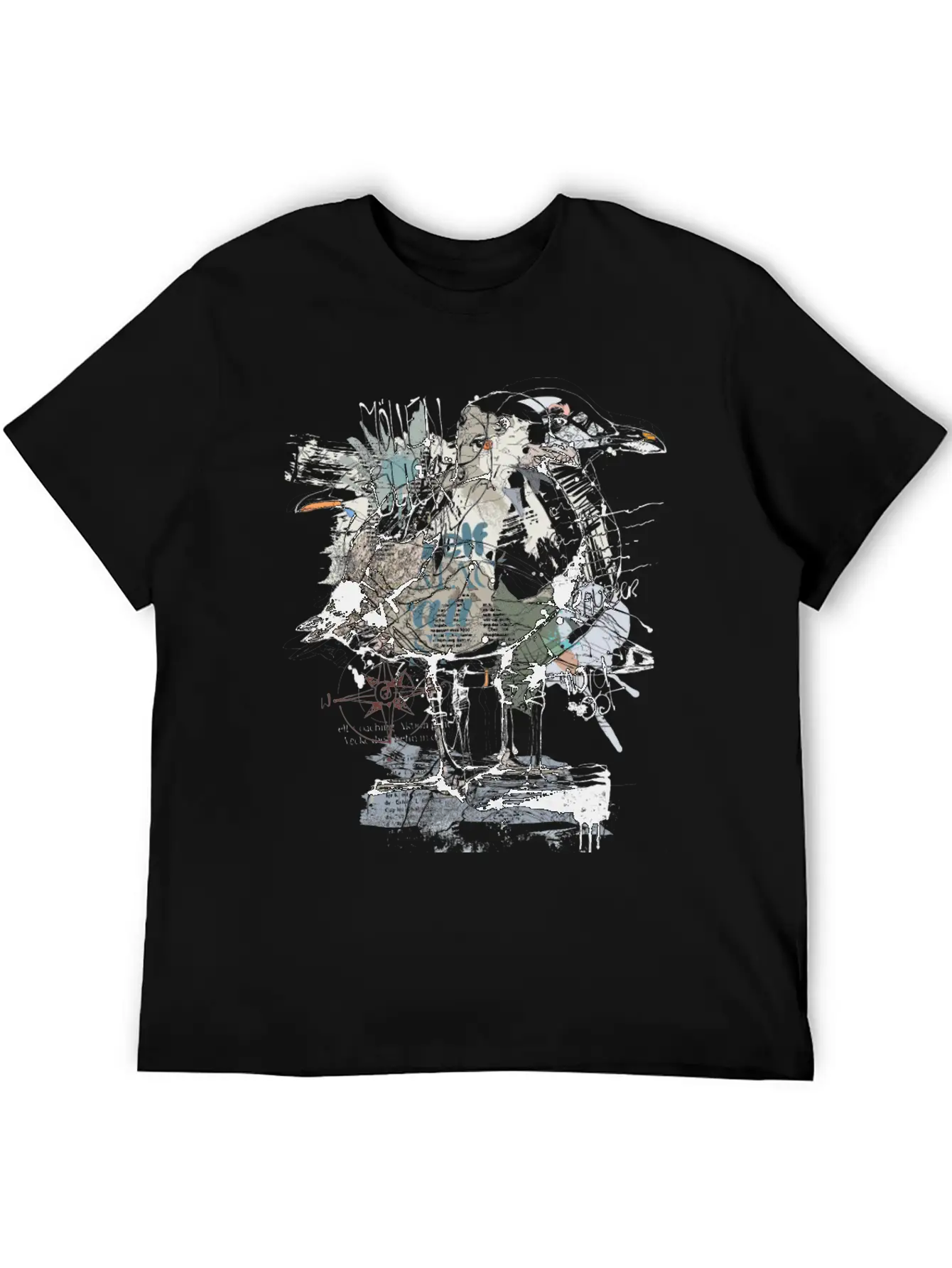 The Nervous Seagull Lightweight Cotton T-Shirt – Daily Comfort Graphic Shirt