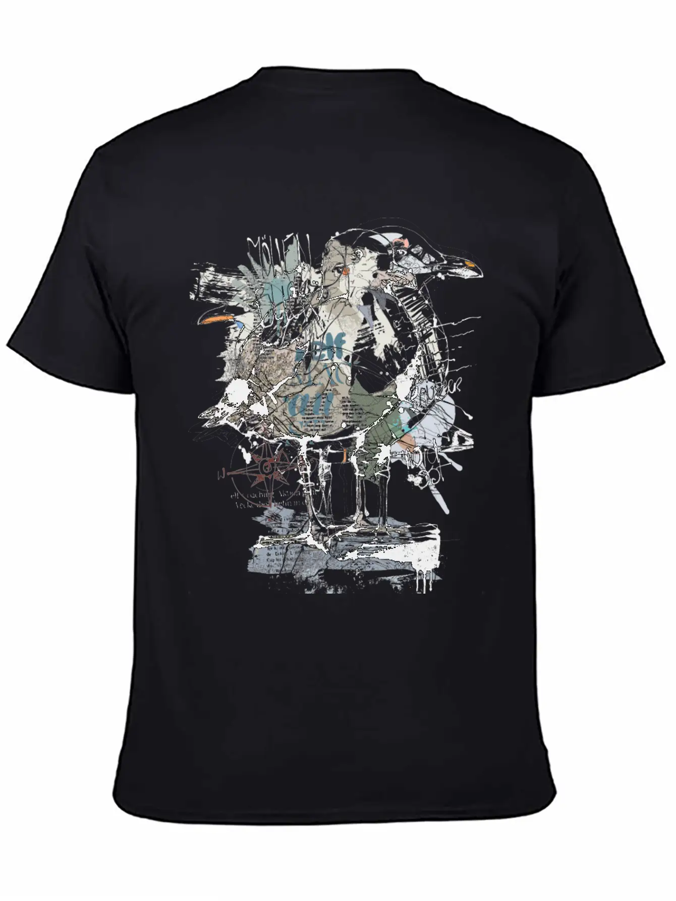The Nervous Seagull Lightweight Cotton T-Shirt – Daily Comfort Graphic Shirt