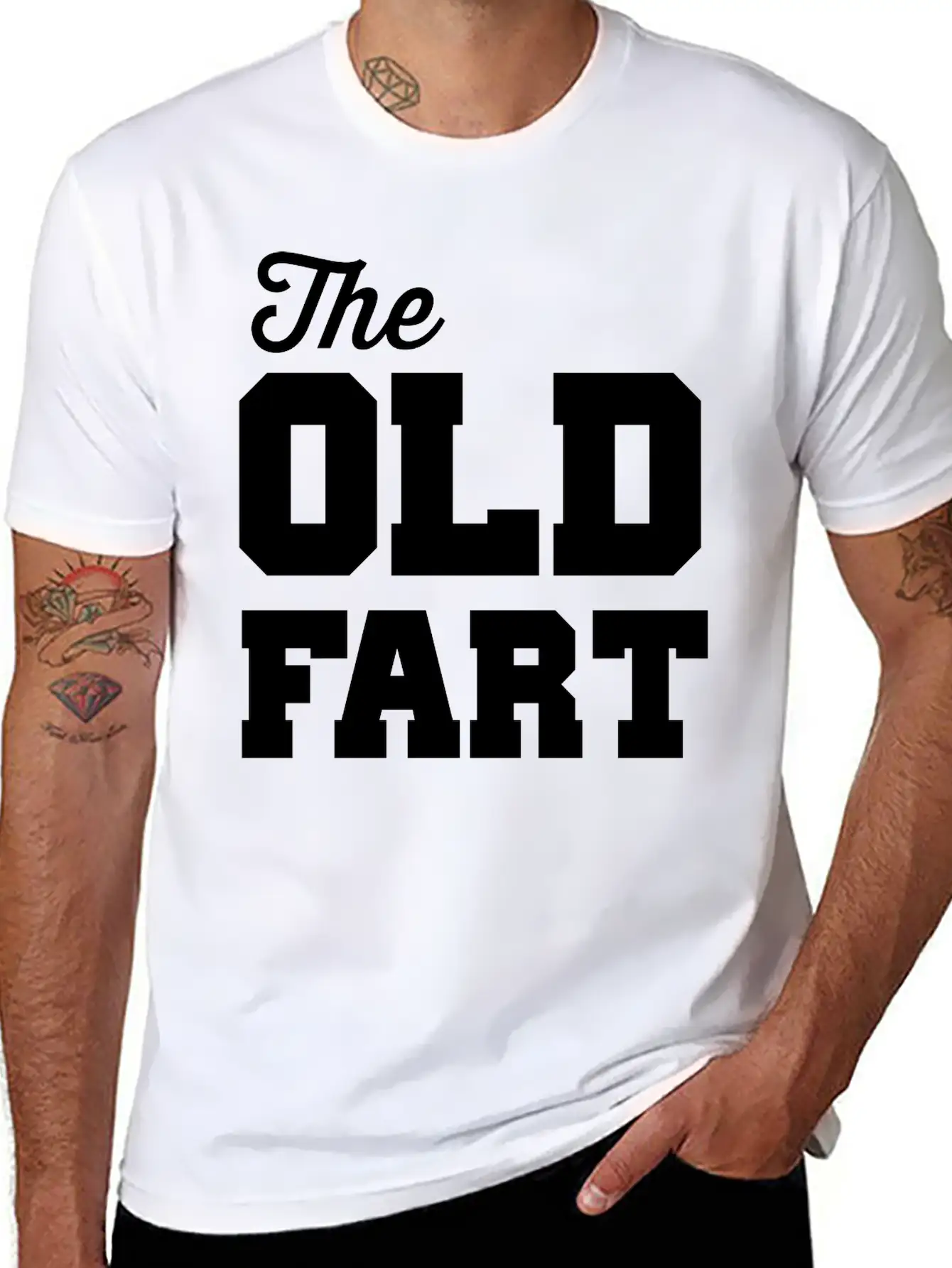 The Old Fart Modern Fit Casual T-Shirt ��� Clean And Versatile Design