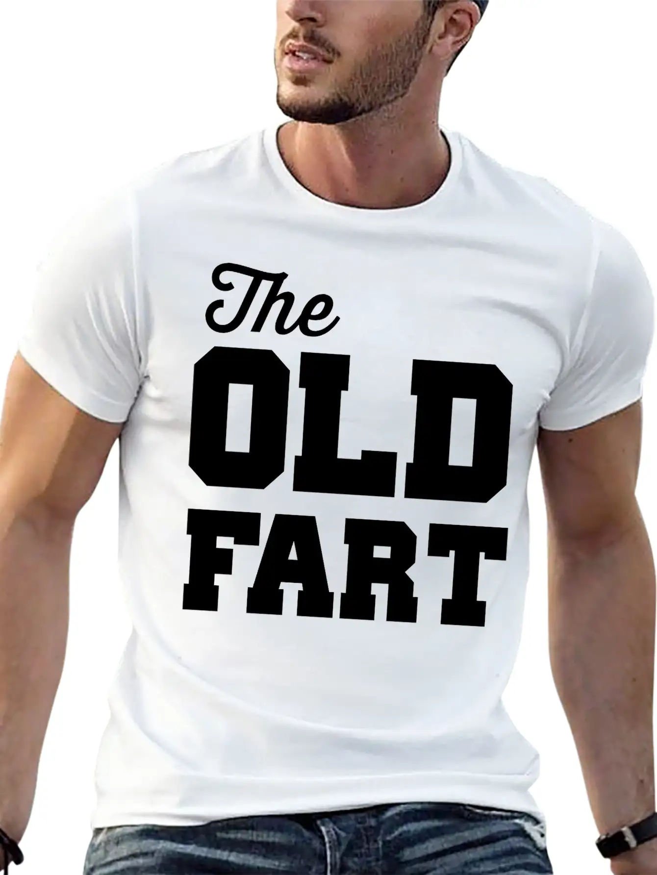 The Old Fart Modern Fit Casual T-Shirt ��� Clean And Versatile Design
