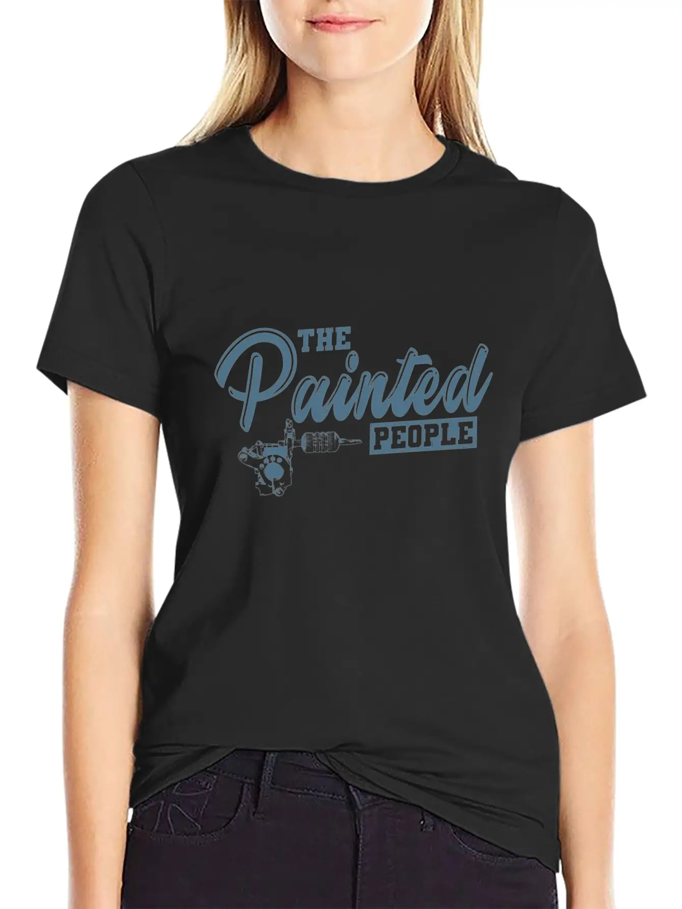 The Painted People Tattoo Color Lightweight Cotton T-Shirt – Daily Comfort Graphic Shirt