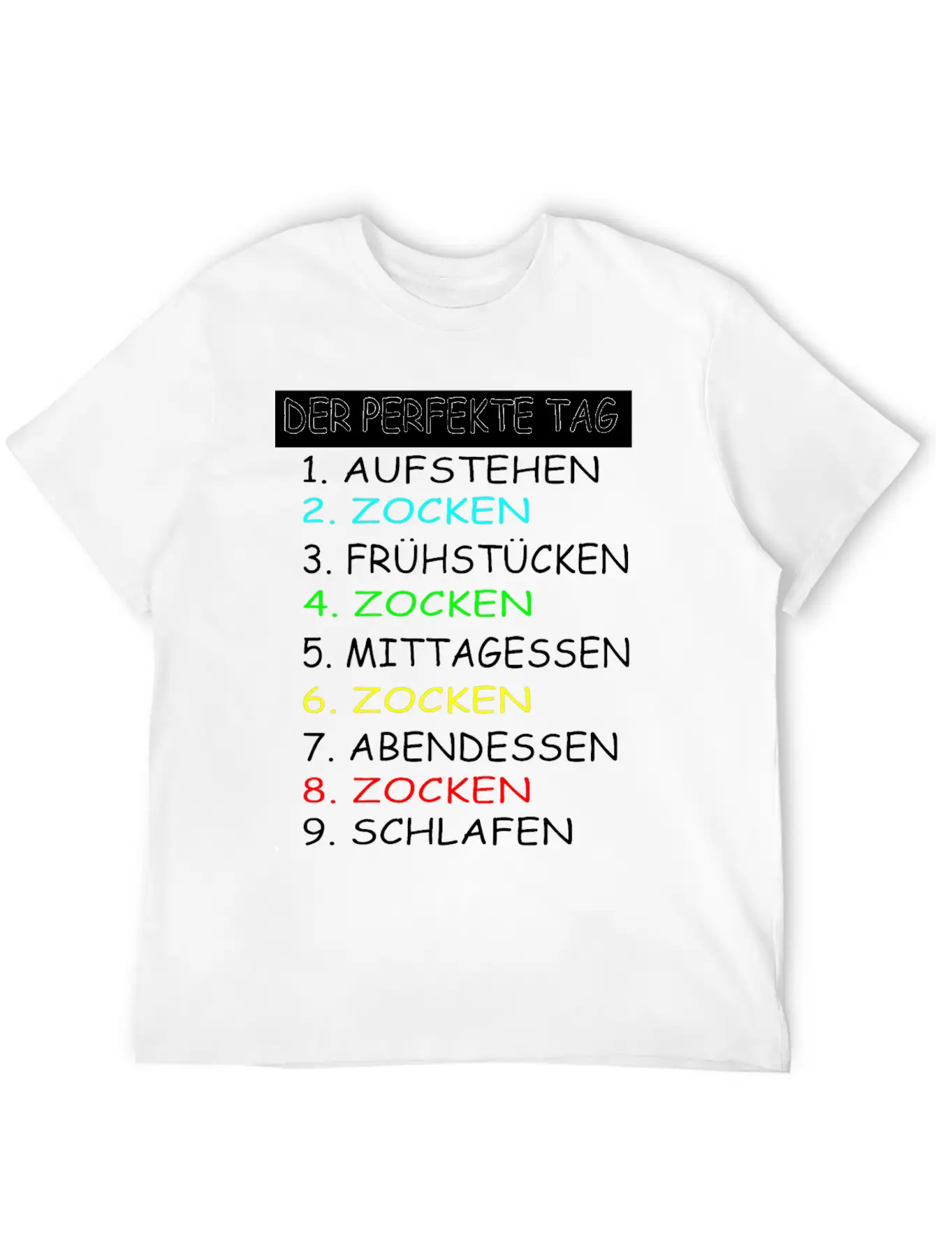 The Perfect Day Of Gaming Gamer Gaming Essential Cotton Tee For Daily Outfits – Unisex Style