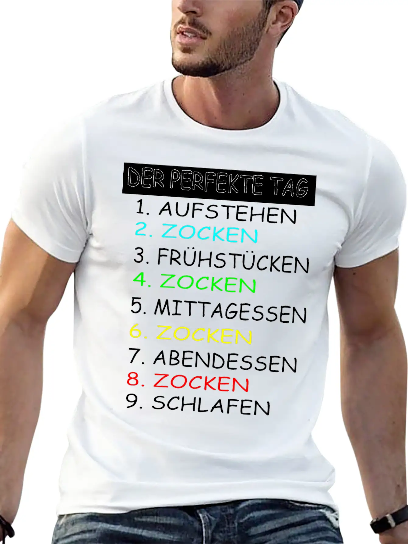 The Perfect Day Of Gaming Gamer Gaming Essential Cotton Tee For Daily Outfits – Unisex Style
