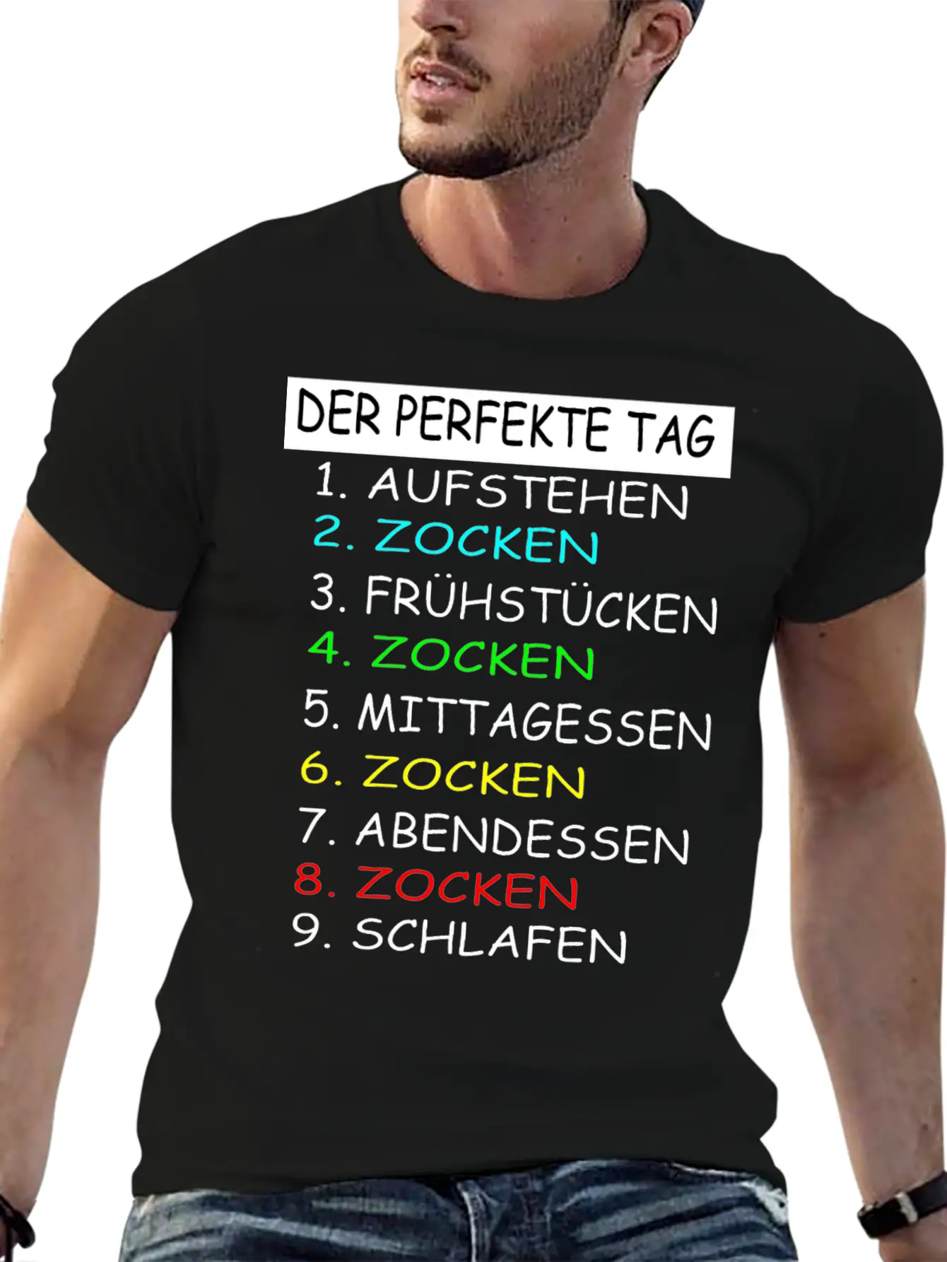 The Perfect Day Of Gaming Gamer Gaming Essential Cotton Tee For Daily Outfits – Unisex Style