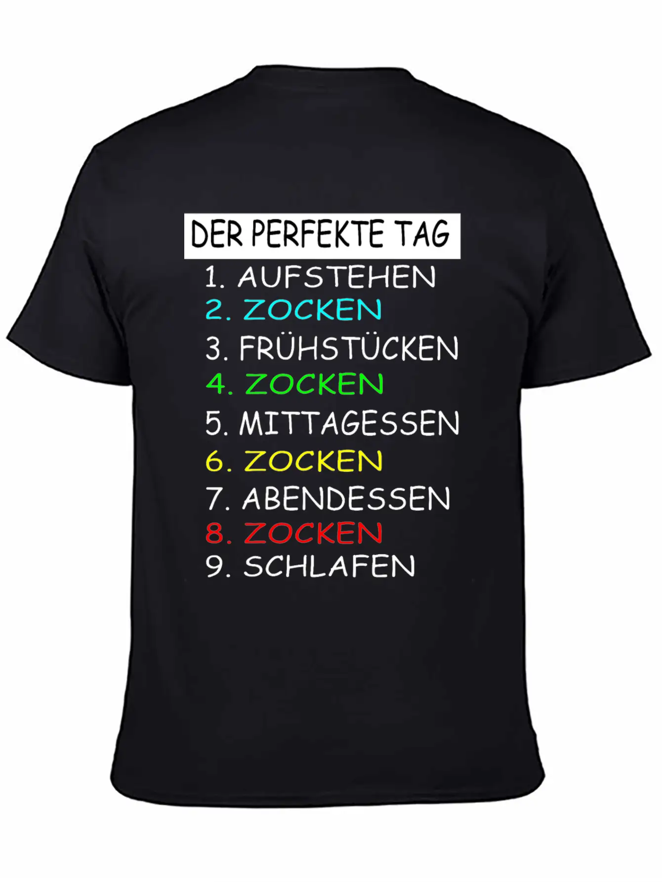 The Perfect Day Of Gaming Gamer Gaming Essential Cotton Tee For Daily Outfits – Unisex Style