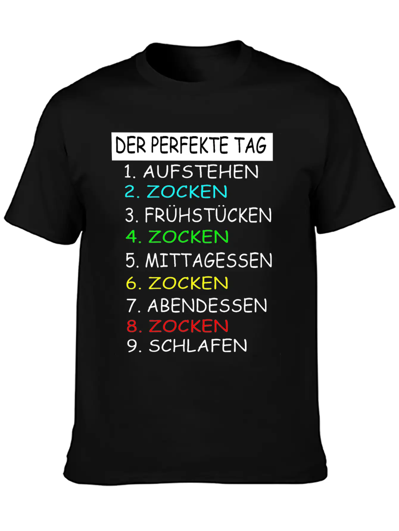 The Perfect Day Of Gaming Gamer Gaming Essential Cotton Tee For Daily Outfits – Unisex Style