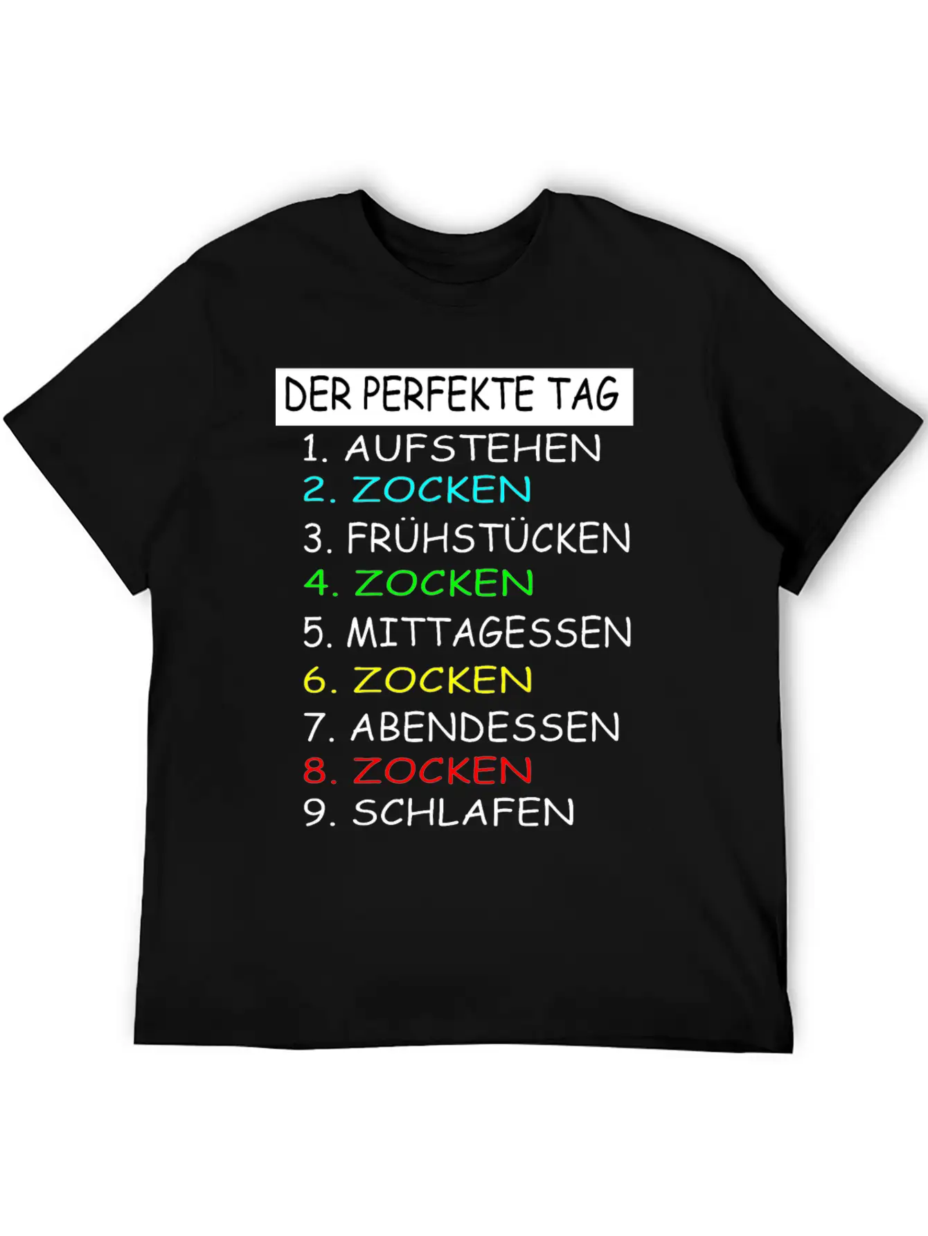 The Perfect Day Of Gaming Gamer Gaming Soft Cotton Short Sleeve Tee – Unisex Wardrobe Staple