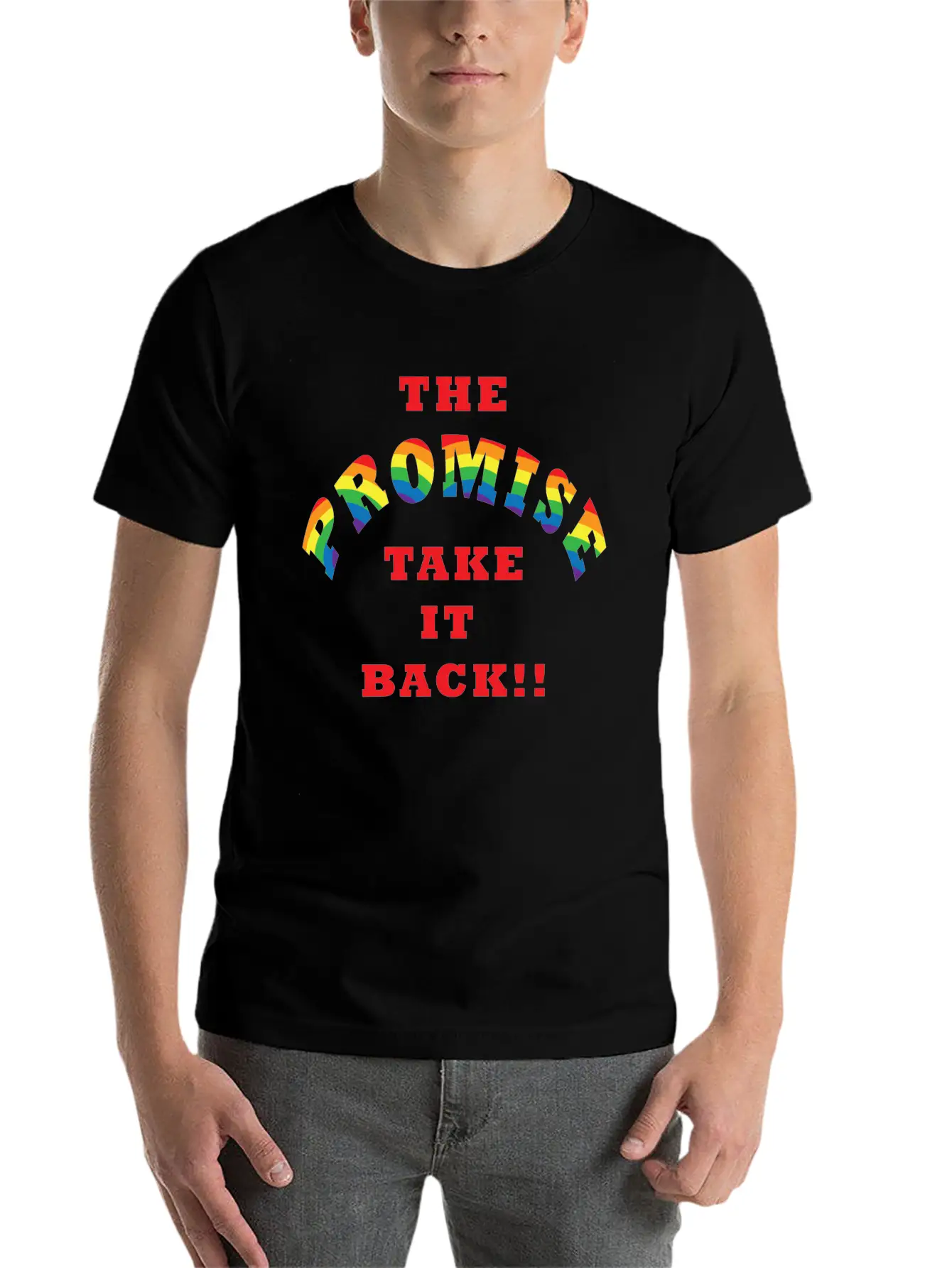 The Promise Take It Back Soft Cotton Short Sleeve Tee – Unisex Wardrobe Staple