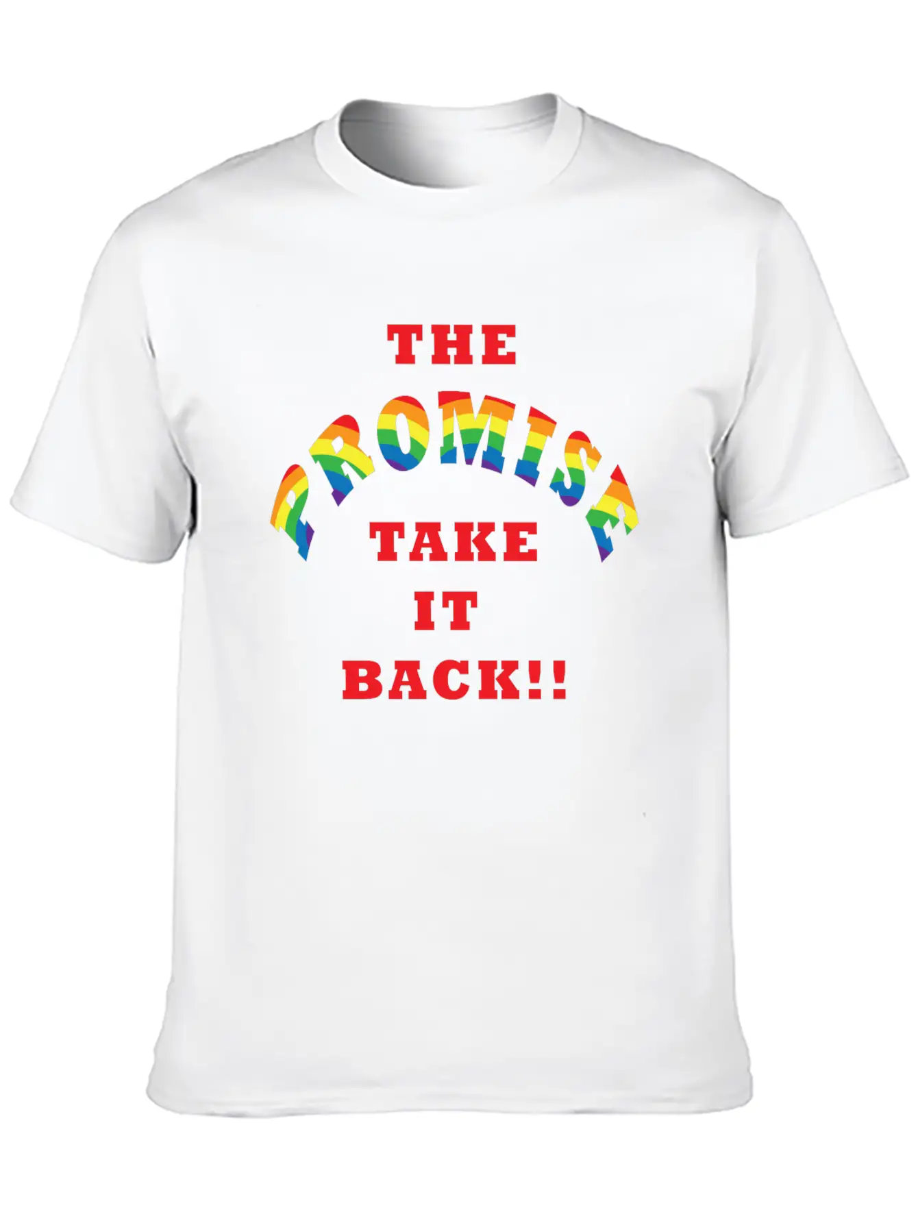 The Promise Take It Back Soft Cotton Short Sleeve Tee – Unisex Wardrobe Staple