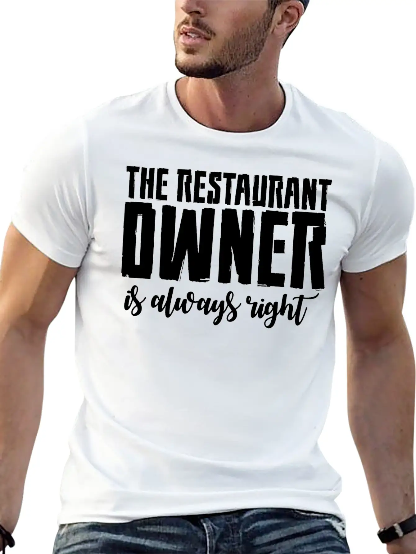 The Restaurant Owner Is Always Right 2 Essential Cotton Tee For Daily Outfits – Unisex Style