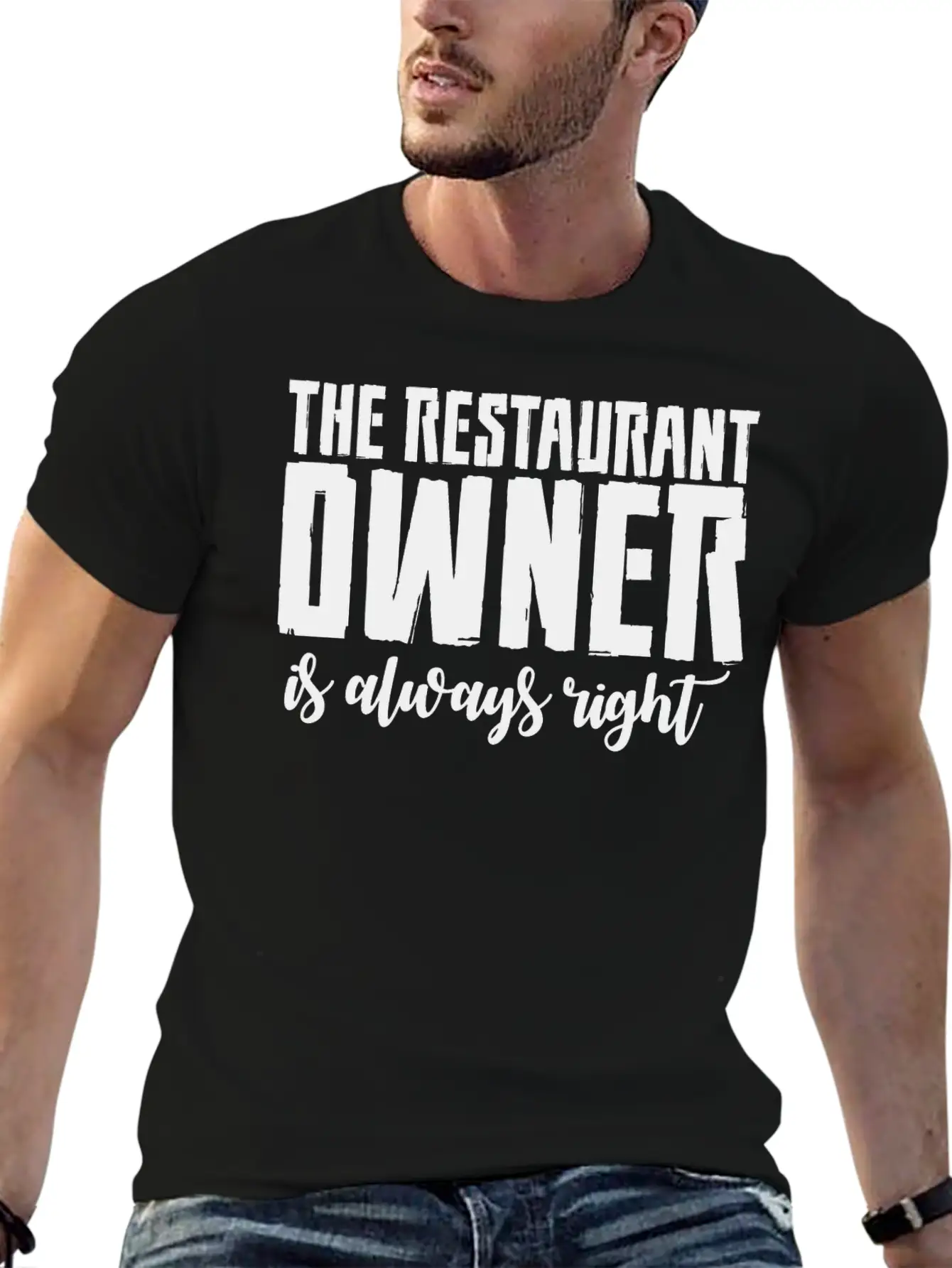 The Restaurant Owner Is Always Right 2 Essential Cotton Tee For Daily Outfits – Unisex Style