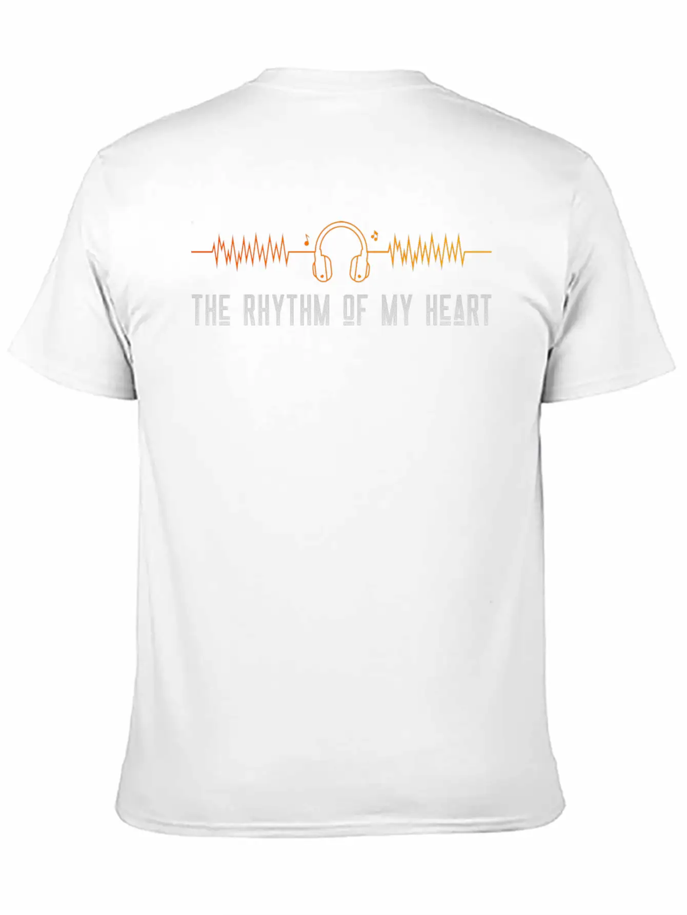 The Rhythm Of My Heart Lightweight Cotton T-Shirt – Daily Comfort Graphic Shirt