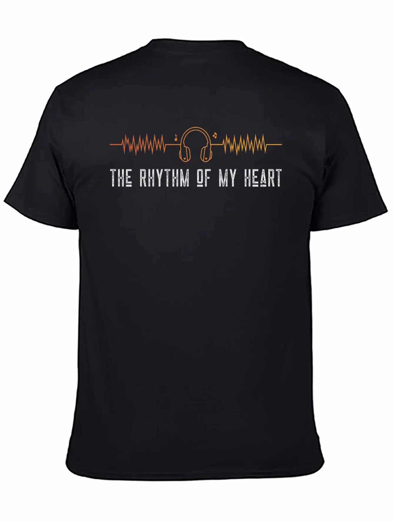 The Rhythm Of My Heart Lightweight Cotton T-Shirt – Daily Comfort Graphic Shirt