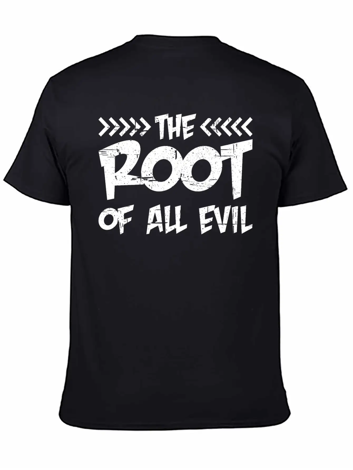 The Root Of All Evil 6 Classic Fit Graphic Tee For Daily Comfort – Unisex Cotton Shirt