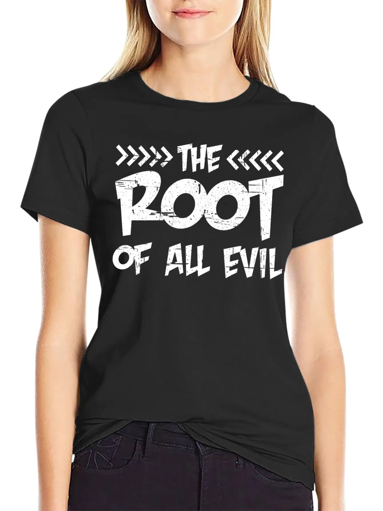 The Root Of All Evil 6 Classic Fit Graphic Tee For Daily Comfort – Unisex Cotton Shirt