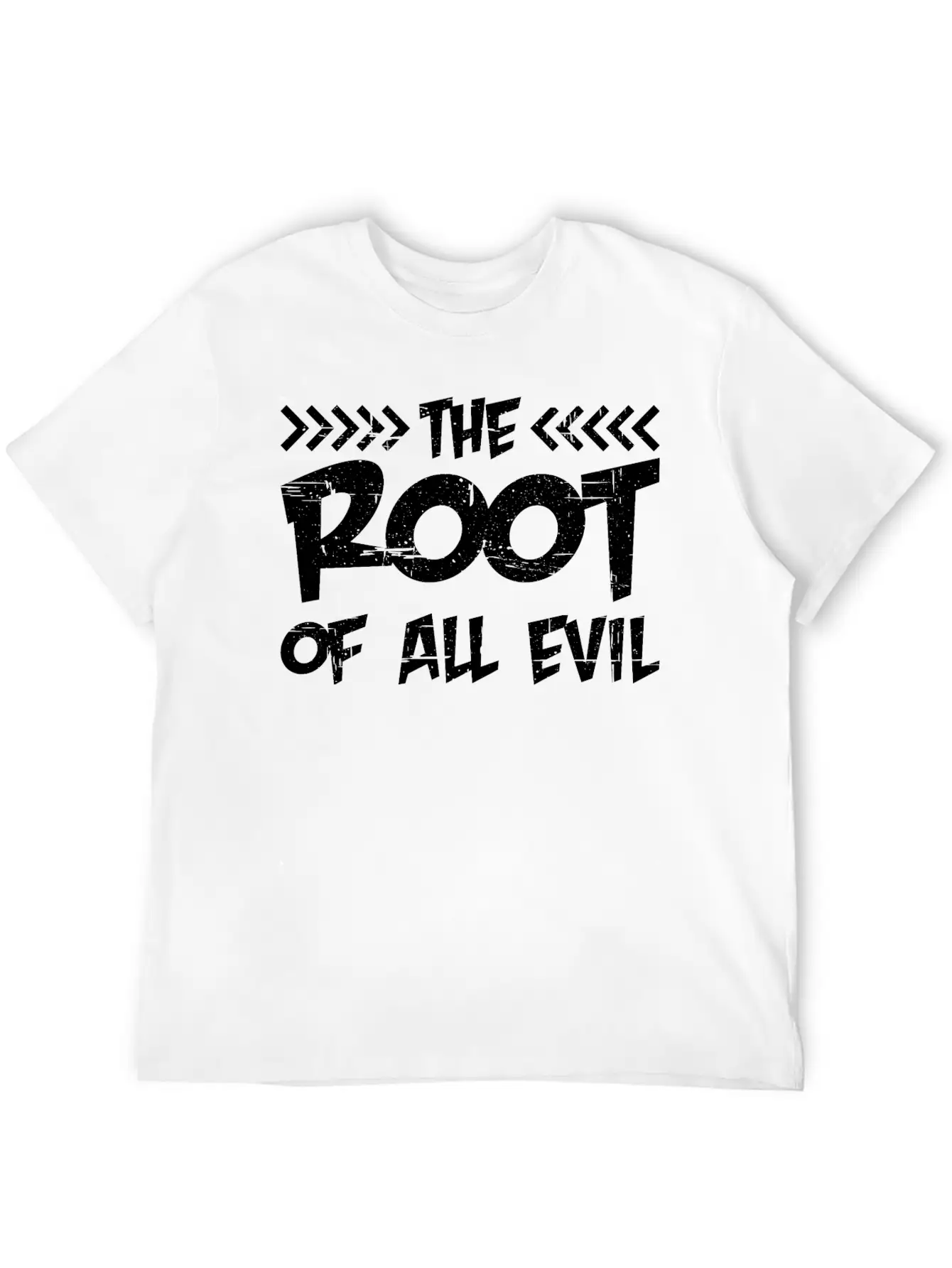 The Root Of All Evil 6 Classic Fit Graphic Tee For Daily Comfort – Unisex Cotton Shirt