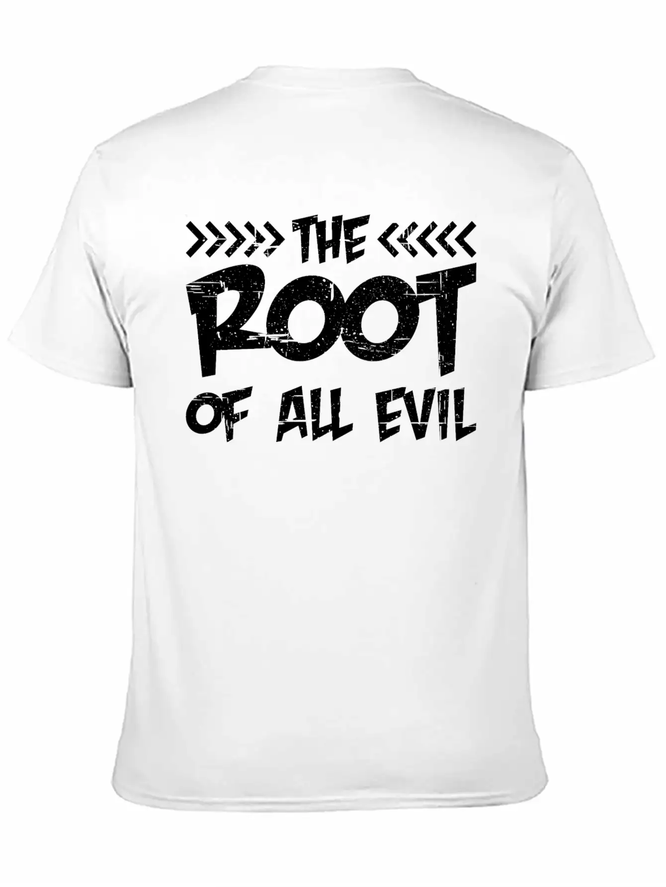 The Root Of All Evil 6 Classic Fit Graphic Tee For Daily Comfort – Unisex Cotton Shirt