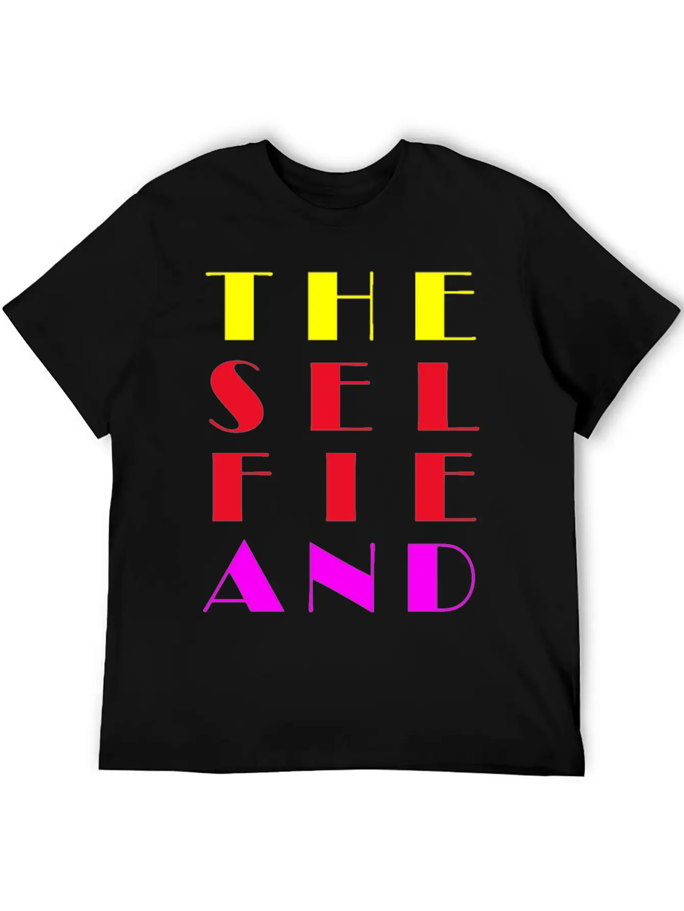The Selfie And Myself. Unisex Casual T-Shirt – Clean Design For Daily Comfort