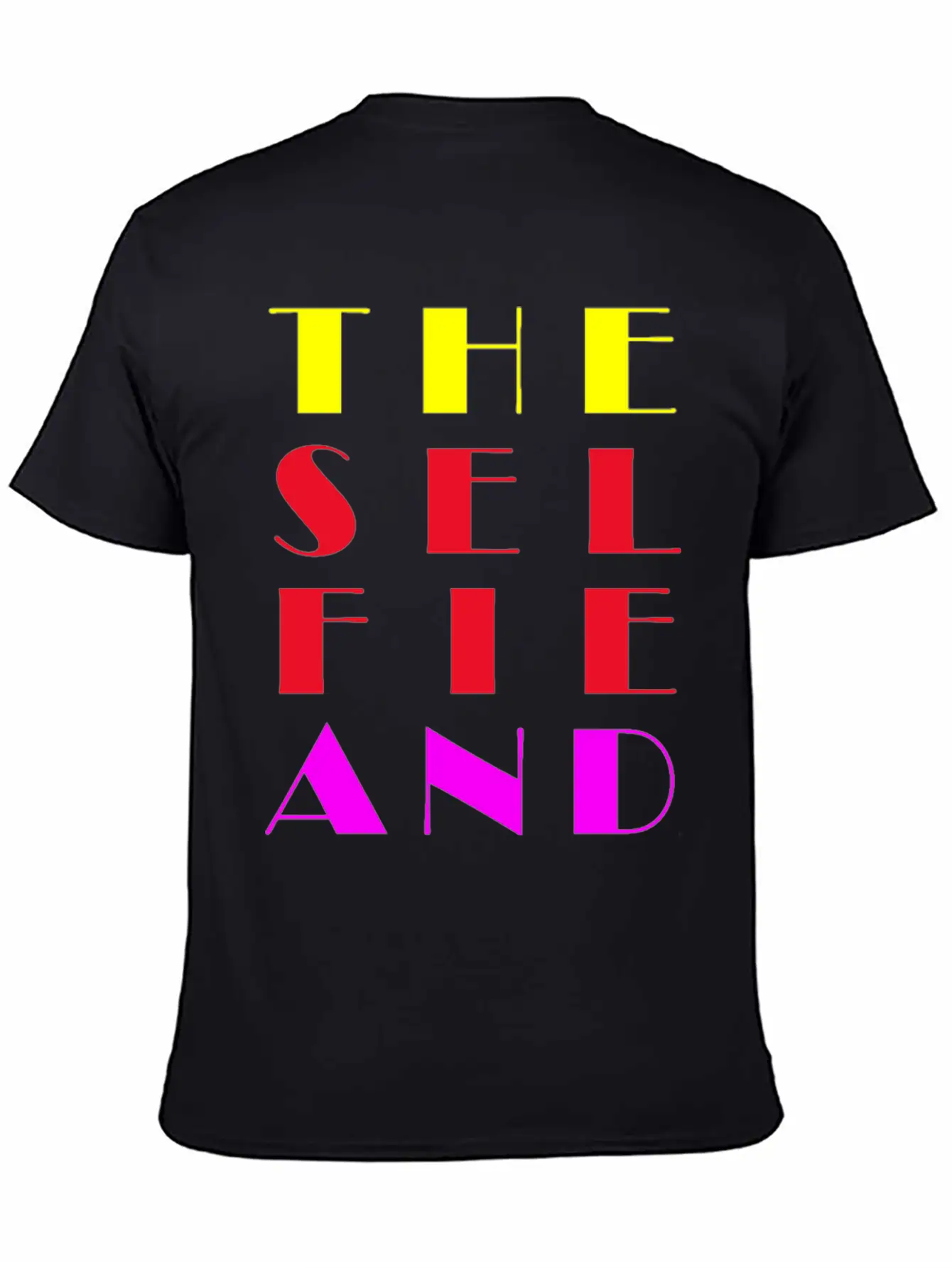 The Selfie And Myself. Unisex Casual T-Shirt – Clean Design For Daily Comfort