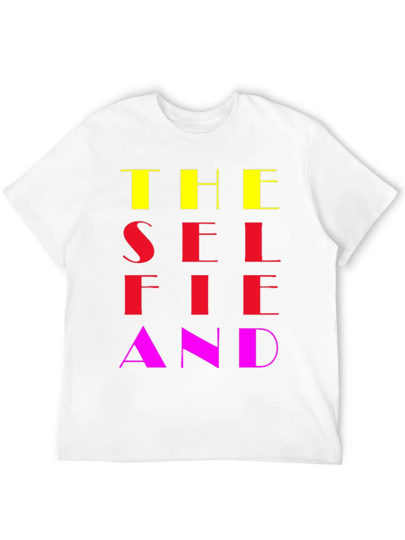 The Selfie And Myself. Unisex Casual T-Shirt – Clean Design For Daily Comfort