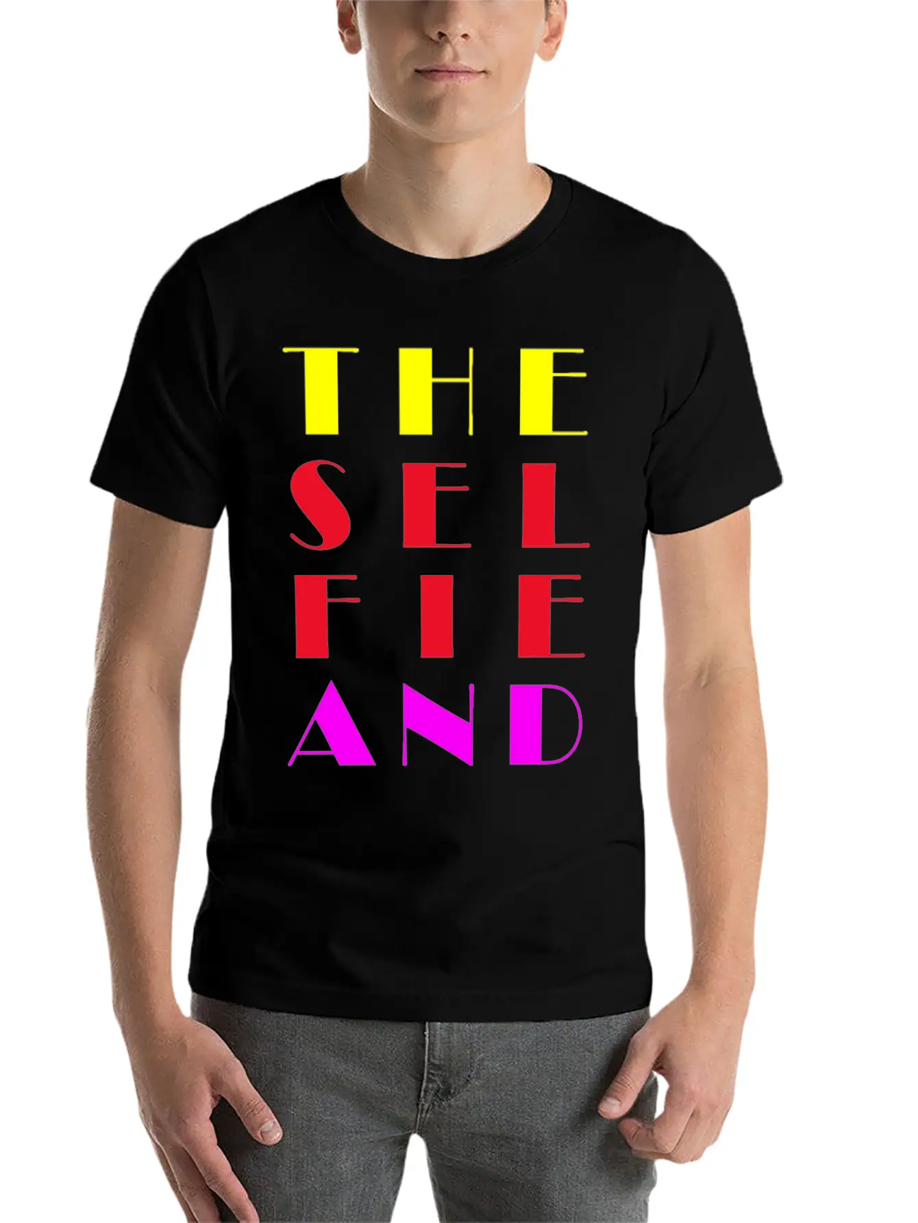 The Selfie And Myself. Unisex Casual T-Shirt – Clean Design For Daily Comfort
