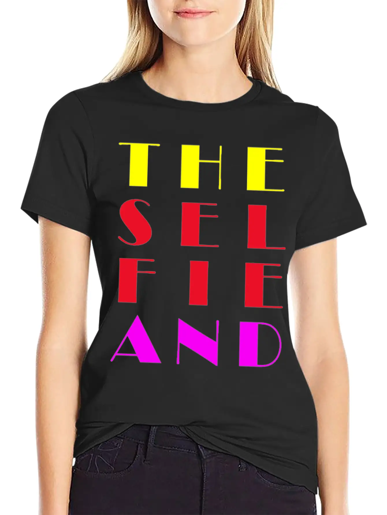 The Selfie And Myself. Unisex Casual T-Shirt – Clean Design For Daily Comfort
