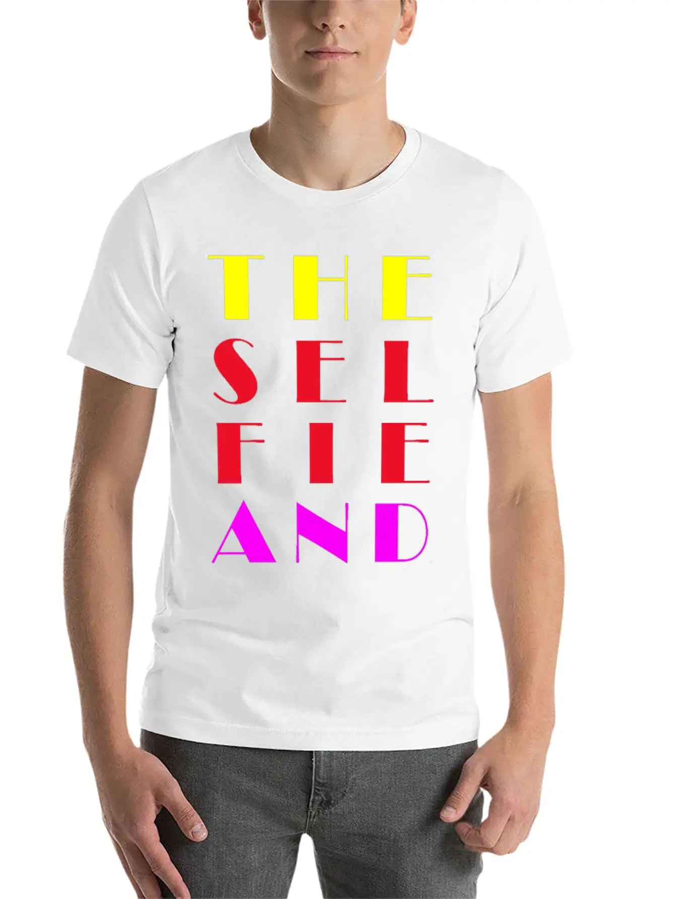 The Selfie And Myself. Unisex Casual T-Shirt – Clean Design For Daily Comfort