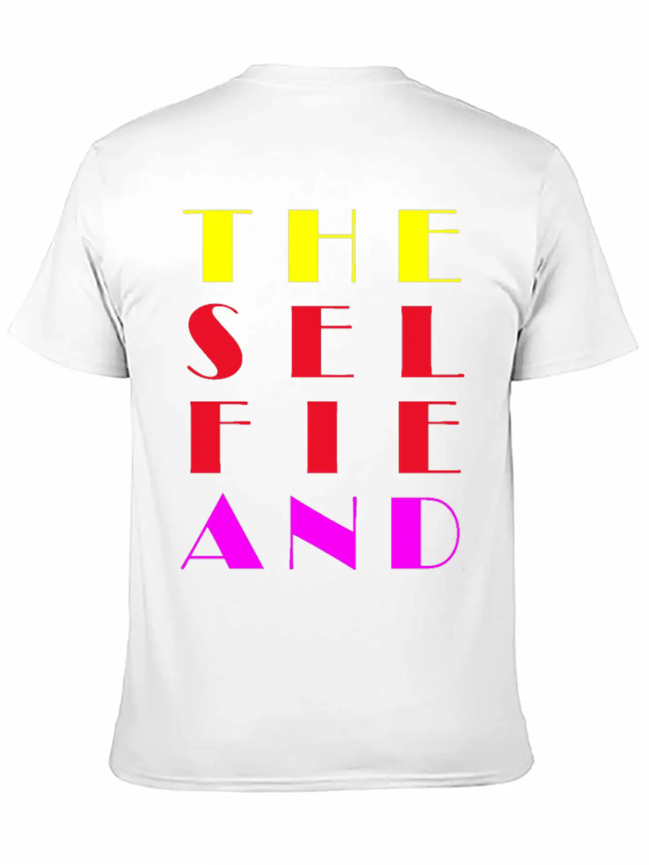 The Selfie And Myself. Unisex Casual T-Shirt – Clean Design For Daily Comfort