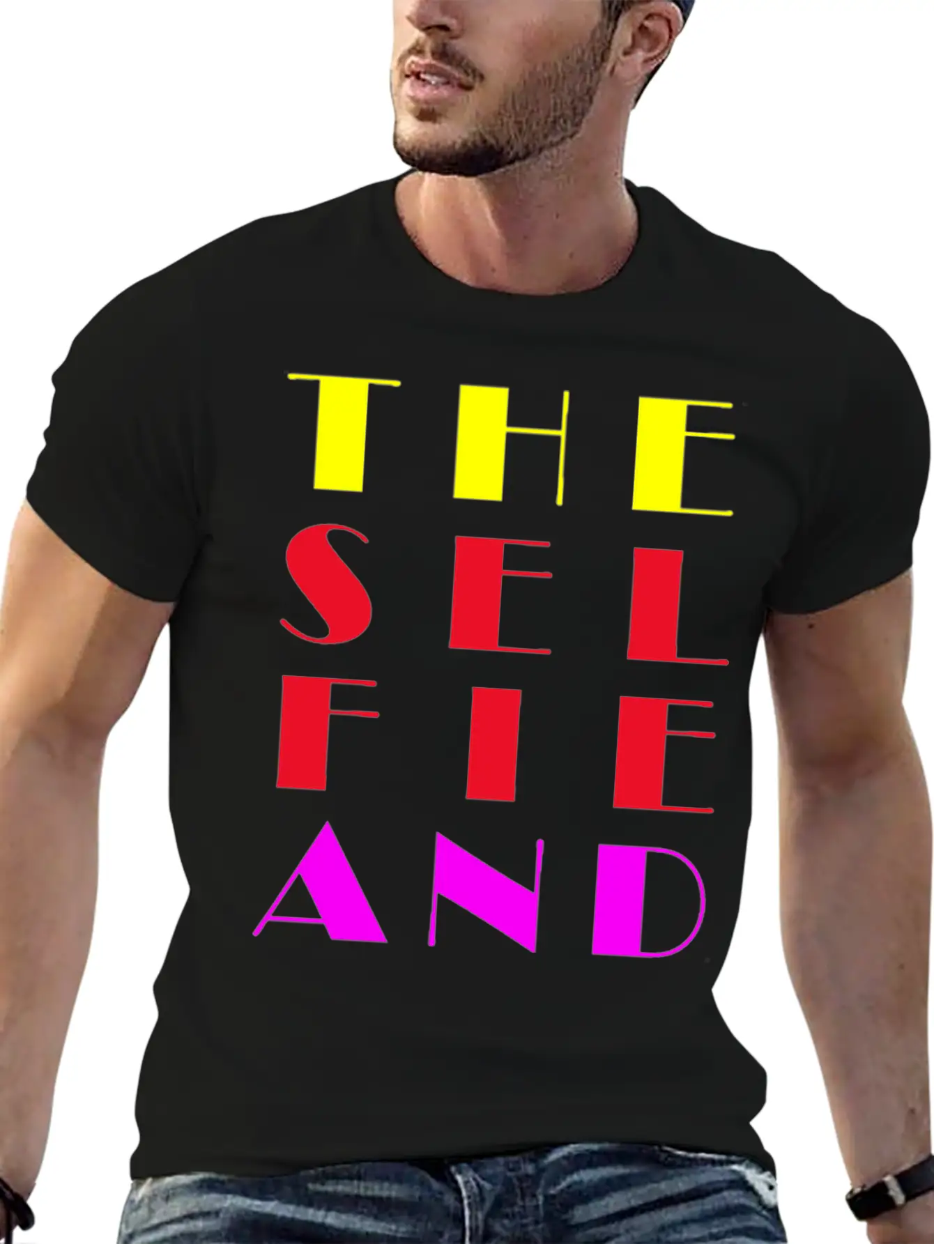 The Selfie And Myself. Unisex Casual T-Shirt – Clean Design For Daily Comfort