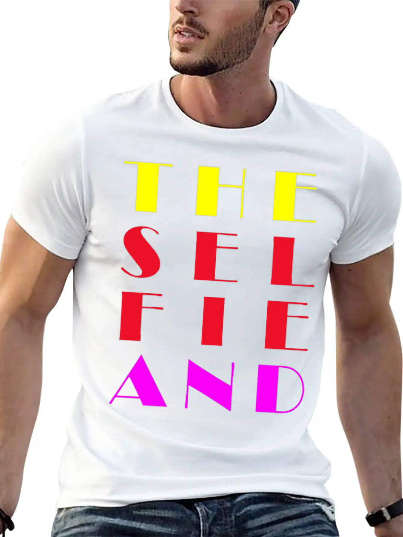 The Selfie And Myself. Unisex Casual T-Shirt – Clean Design For Daily Comfort