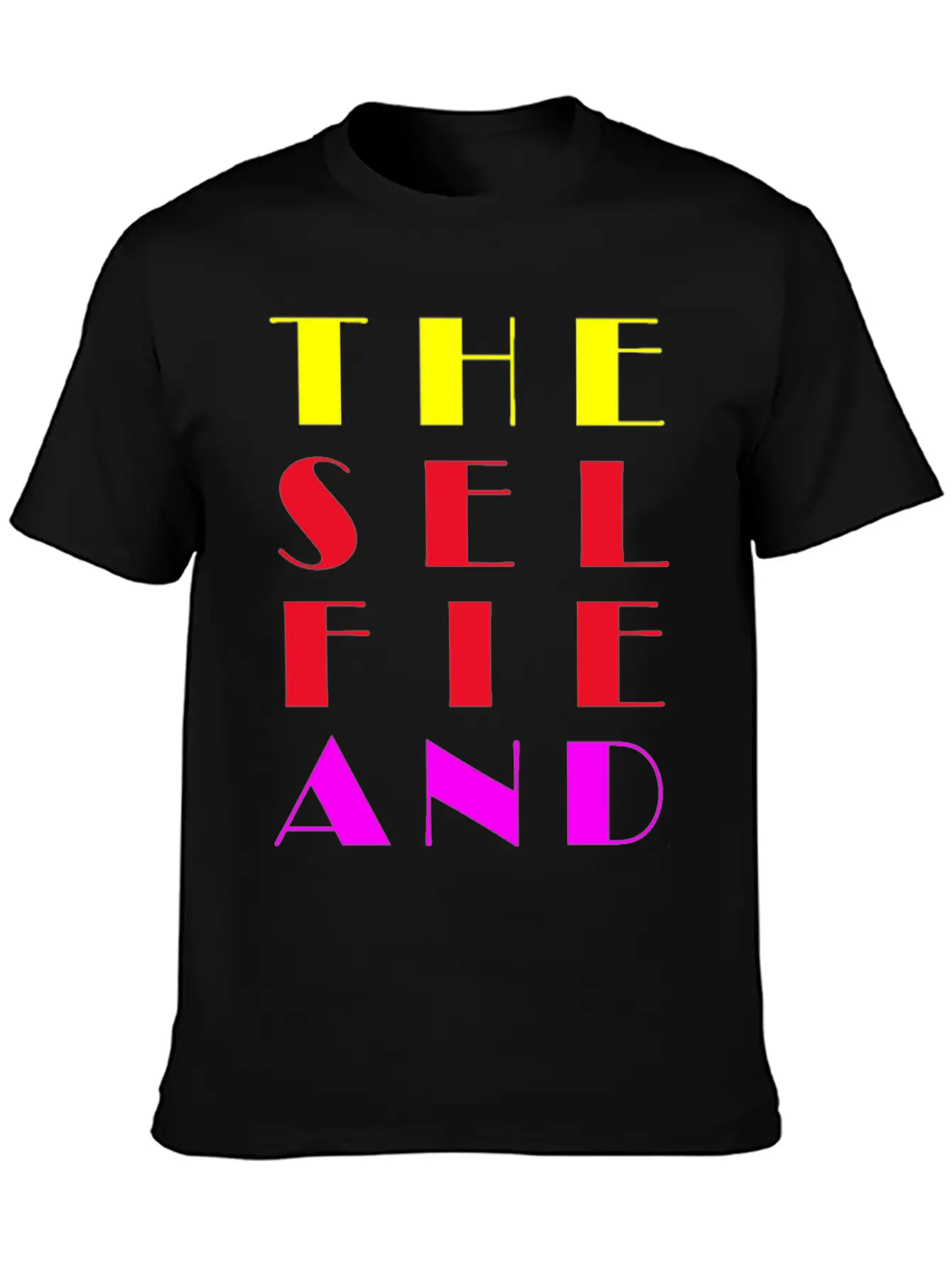 The Selfie And Myself. Unisex Casual T-Shirt – Clean Design For Daily Comfort