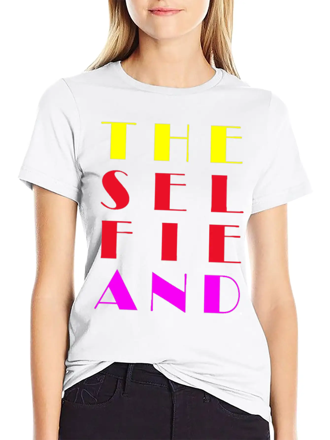 The Selfie And Myself. Unisex Casual T-Shirt – Clean Design For Daily Comfort