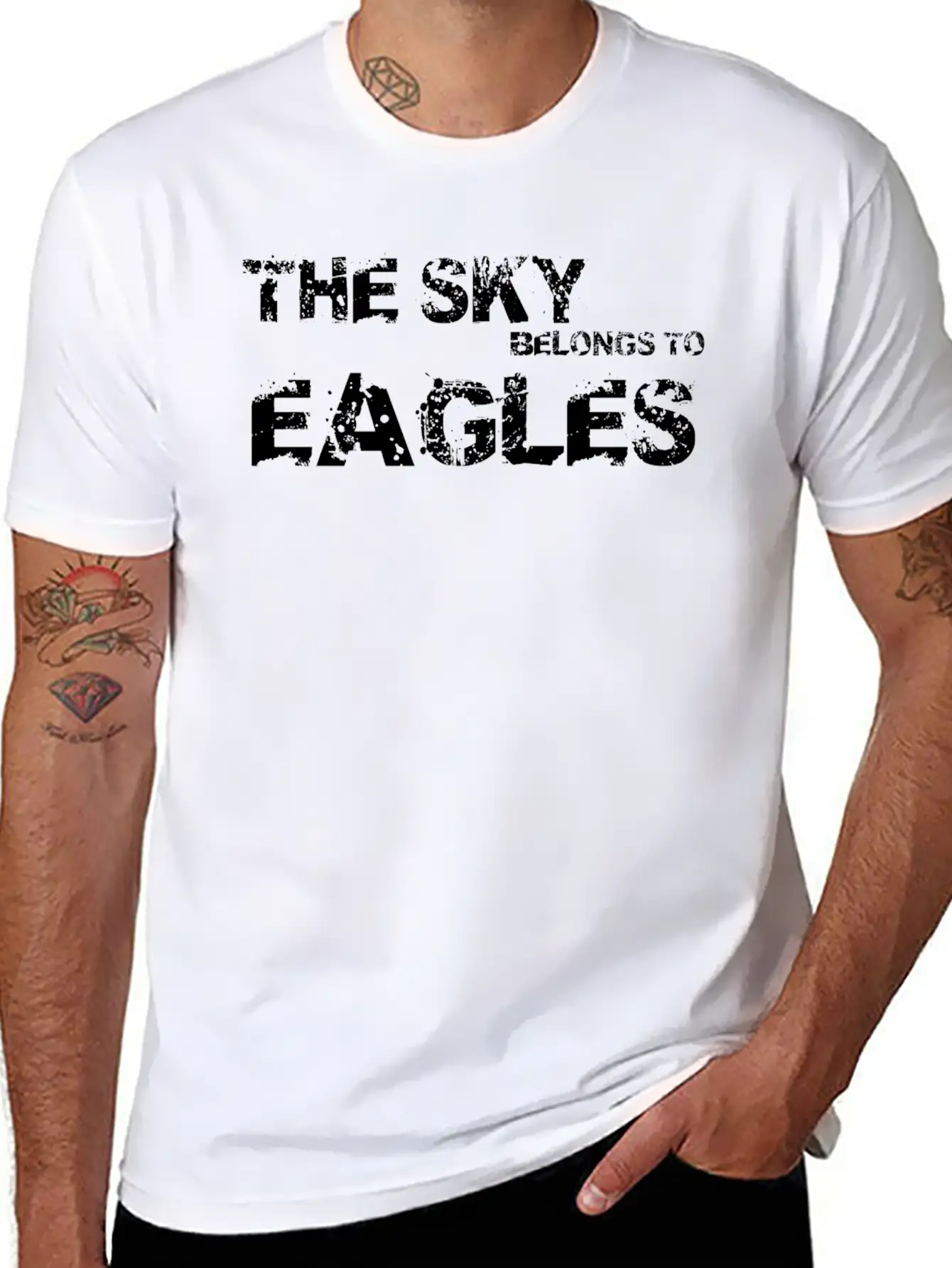 The Sky Belongs To Eagles Soft Cotton Short Sleeve Tee – Unisex Wardrobe Staple