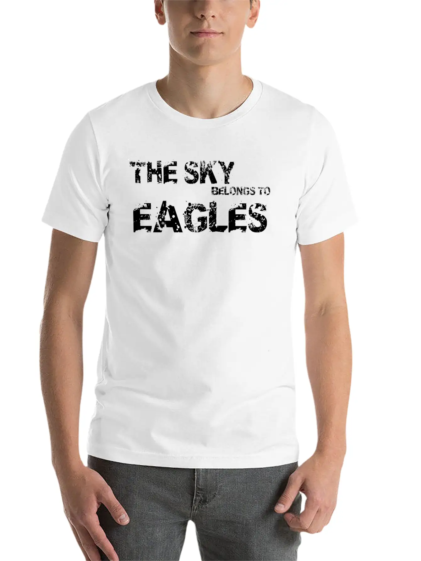The Sky Belongs To Eagles Soft Cotton Short Sleeve Tee – Unisex Wardrobe Staple
