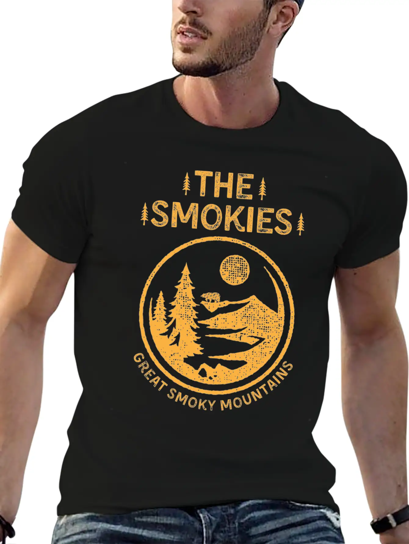 The Smokies Great Smoky Mountains National Park Unisex Casual T-Shirt ��� Clean Design For Daily Comfort