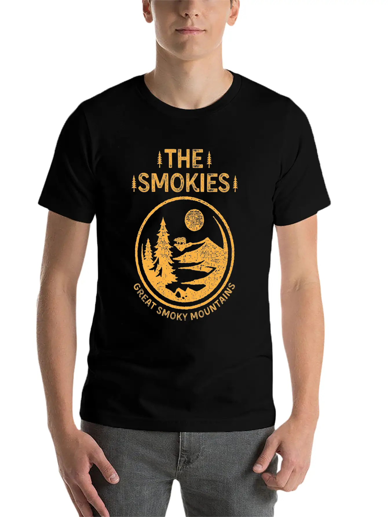 The Smokies Great Smoky Mountains National Park Unisex Casual T-Shirt ��� Clean Design For Daily Comfort