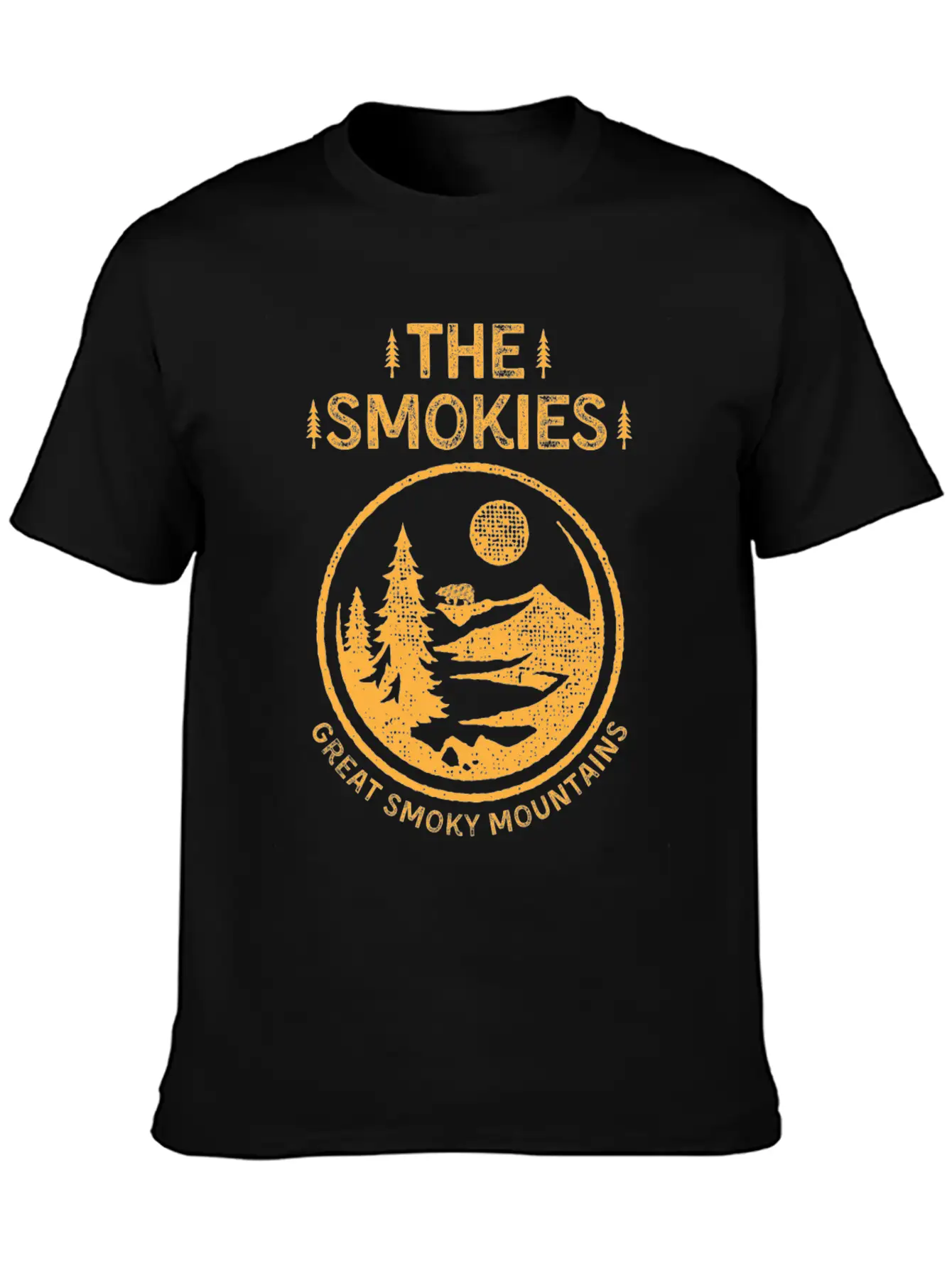 The Smokies Great Smoky Mountains National Park Unisex Casual T-Shirt ��� Clean Design For Daily Comfort