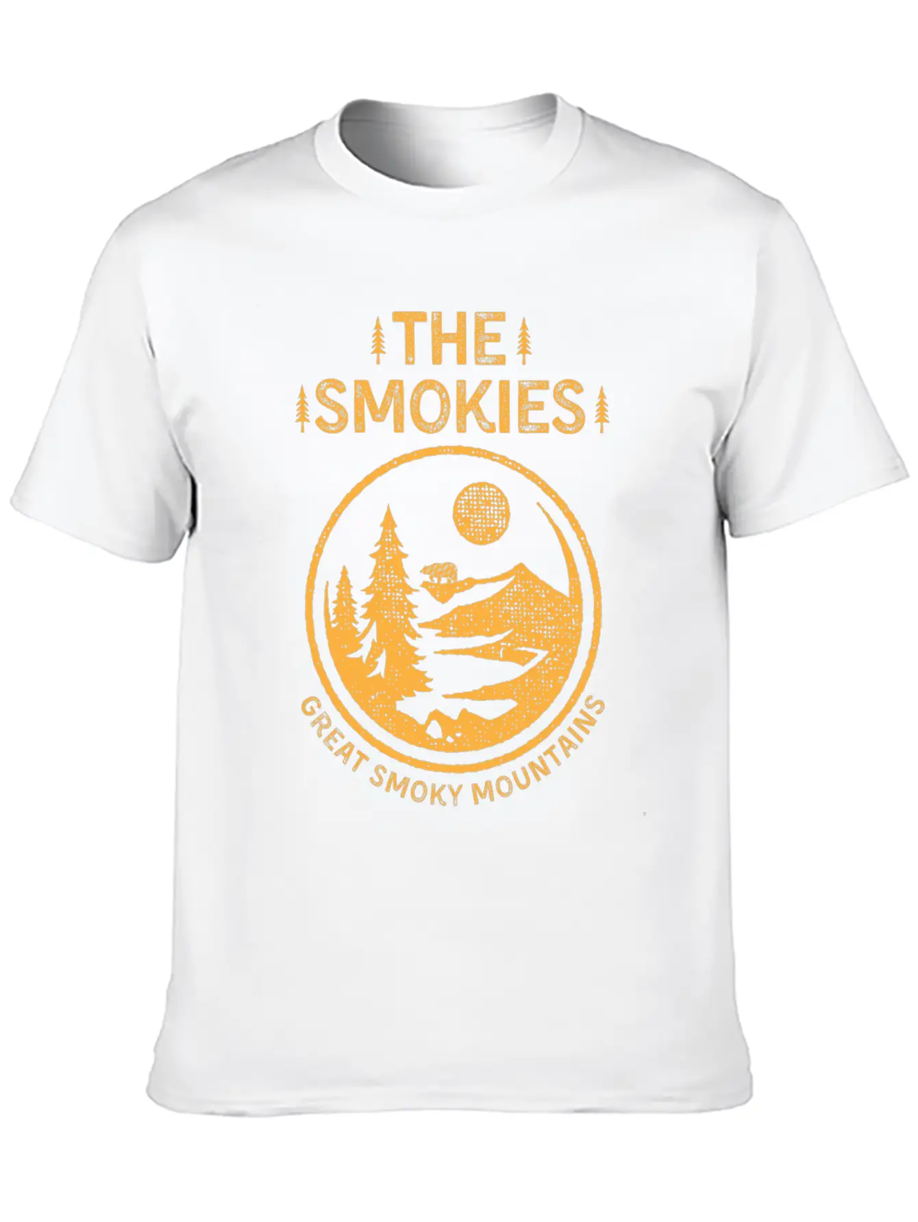 The Smokies Great Smoky Mountains National Park Unisex Casual T-Shirt ��� Clean Design For Daily Comfort