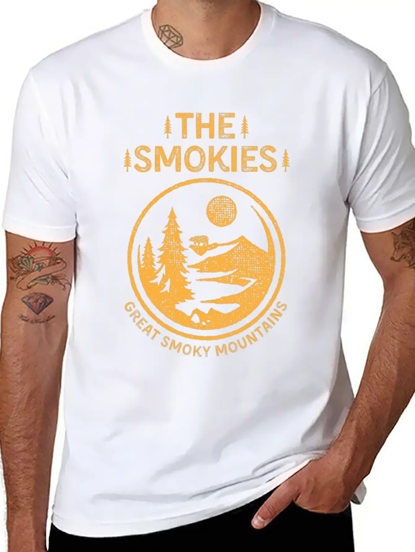 The Smokies Great Smoky Mountains National Park Unisex Casual T-Shirt ��� Clean Design For Daily Comfort