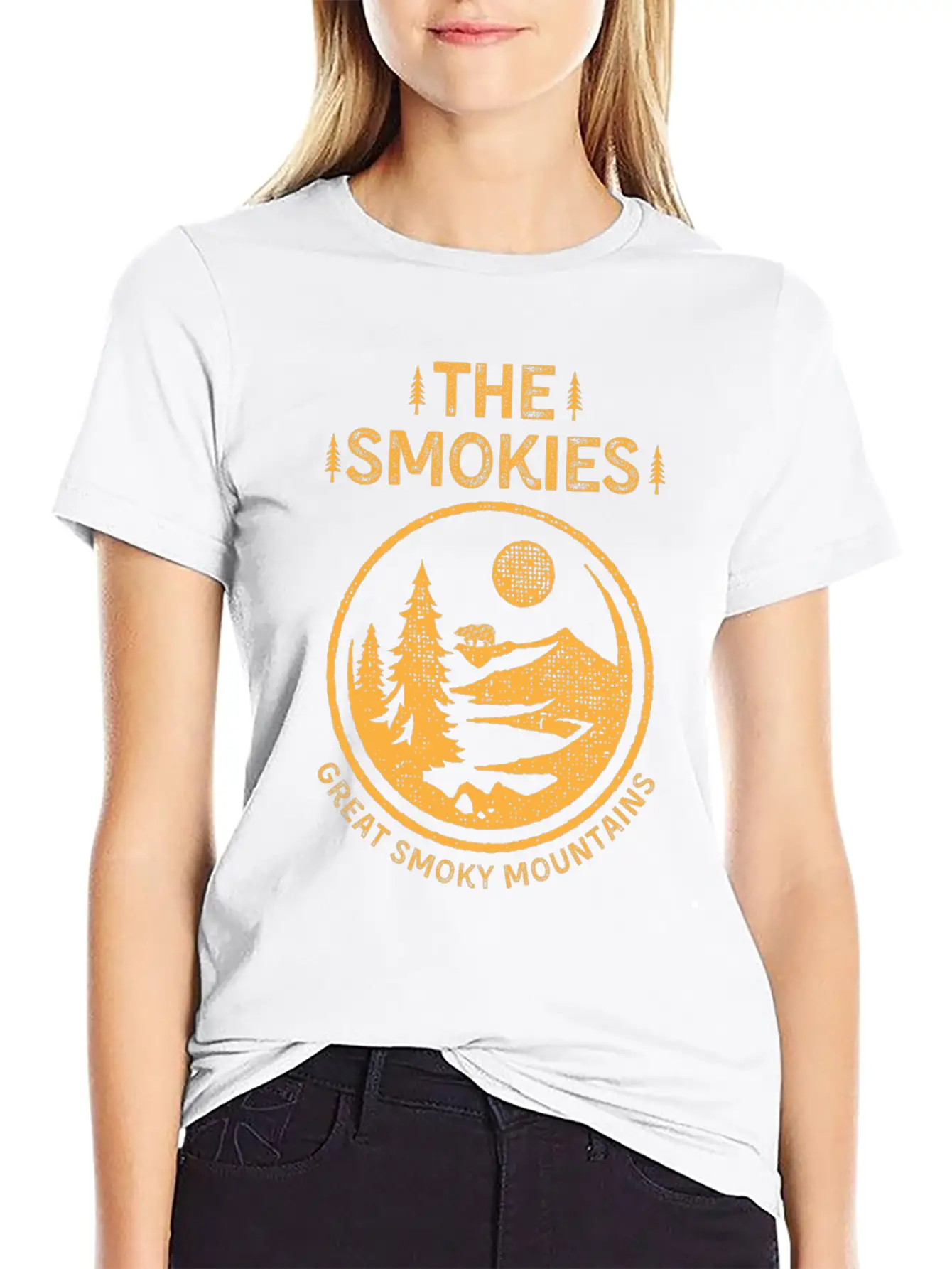 The Smokies Great Smoky Mountains National Park Unisex Casual T-Shirt ��� Clean Design For Daily Comfort