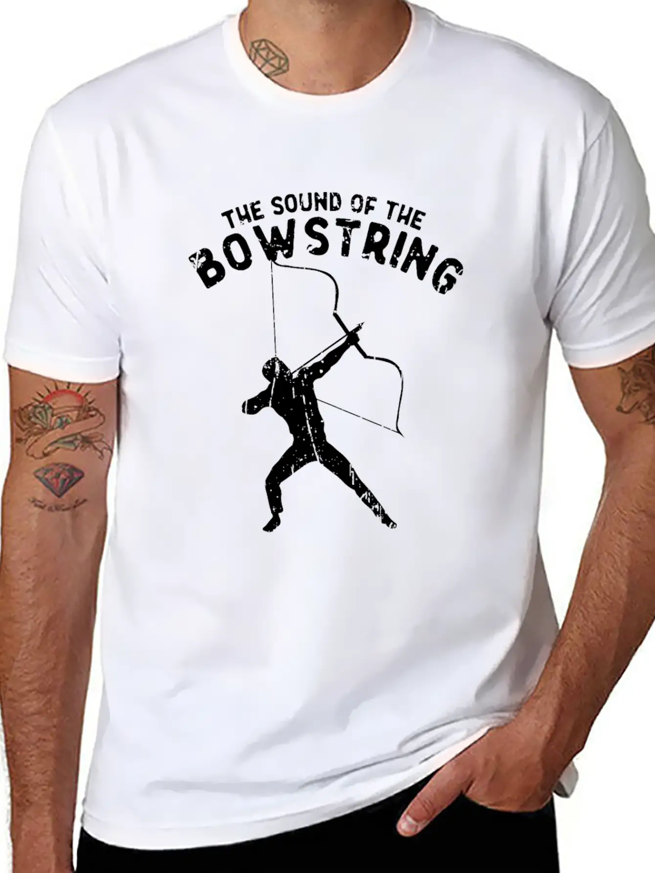 The Sound Of The Bowstring - Archery Classic Fit Graphic Tee For Daily Comfort – Unisex Cotton Shirt