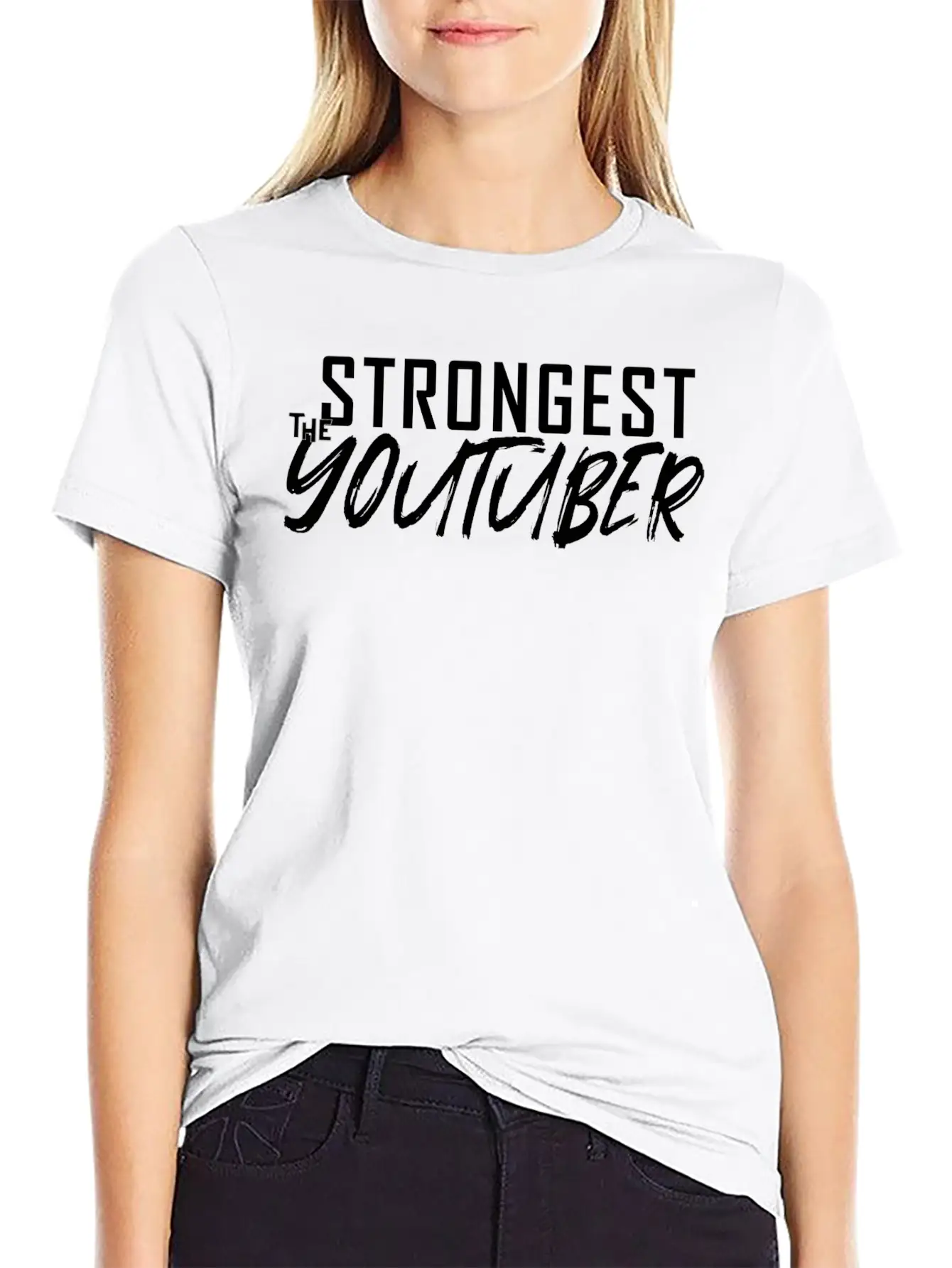 The Strongest Youtuber Modern Fit Casual T-Shirt – Clean And Versatile Design