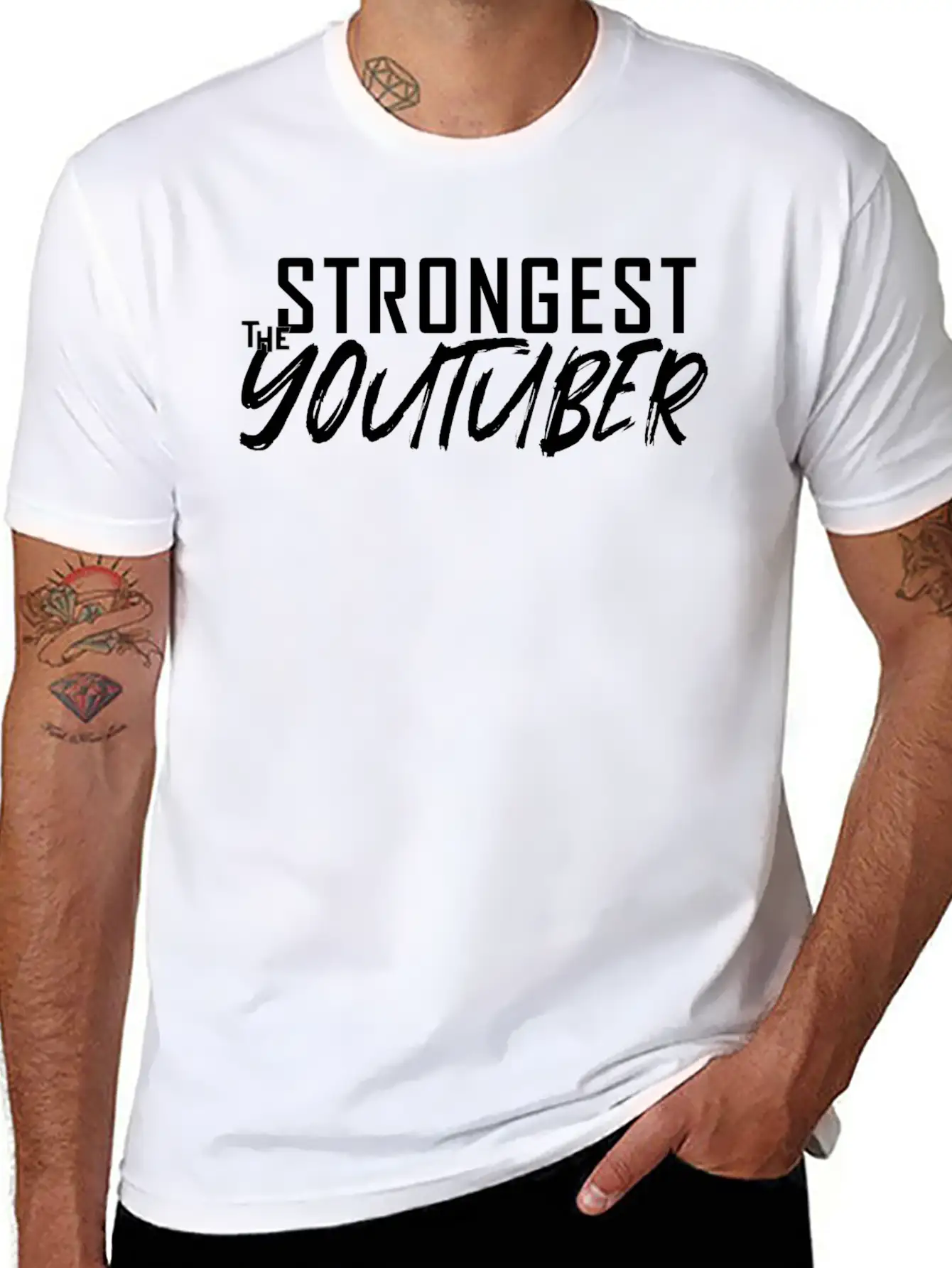 The Strongest Youtuber Modern Fit Casual T-Shirt – Clean And Versatile Design