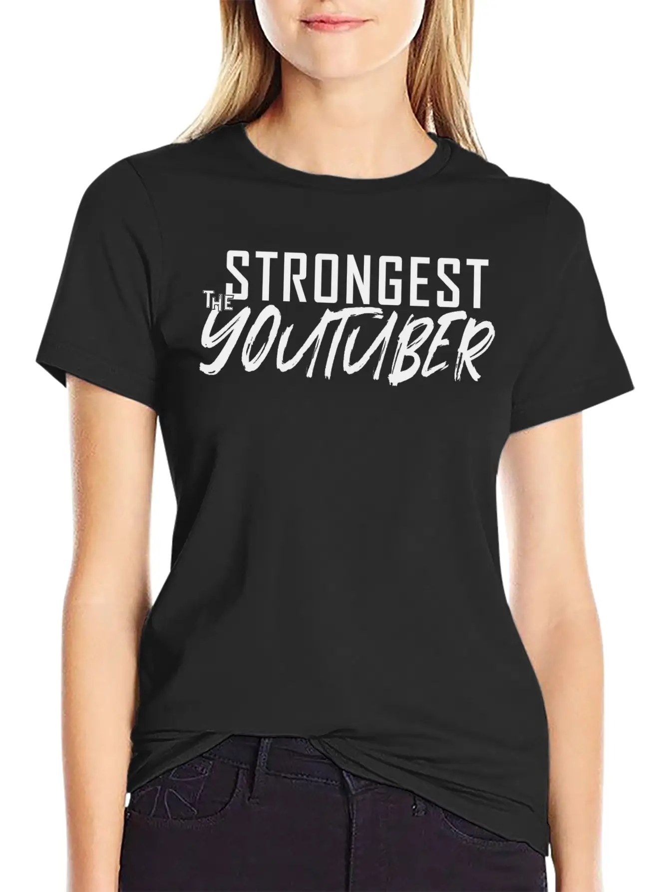 The Strongest Youtuber Modern Fit Casual T-Shirt – Clean And Versatile Design