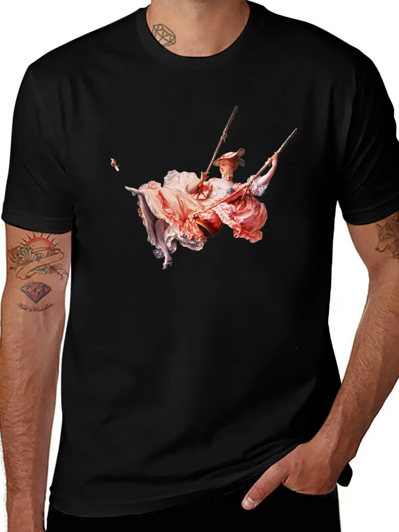 The Swing, Fragonard Soft Cotton Short Sleeve Tee – Unisex Wardrobe Staple