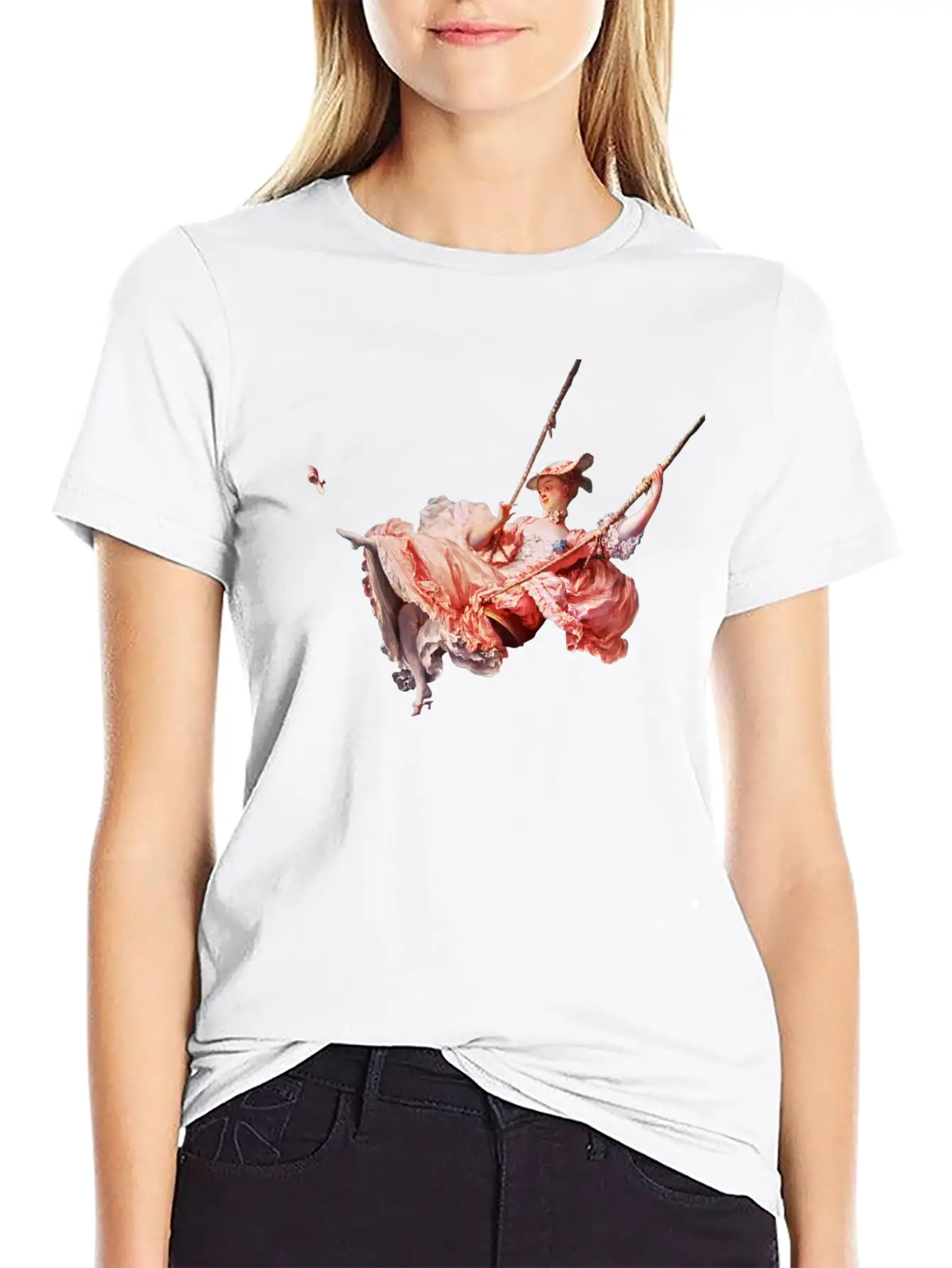 The Swing, Fragonard Soft Cotton Short Sleeve Tee – Unisex Wardrobe Staple