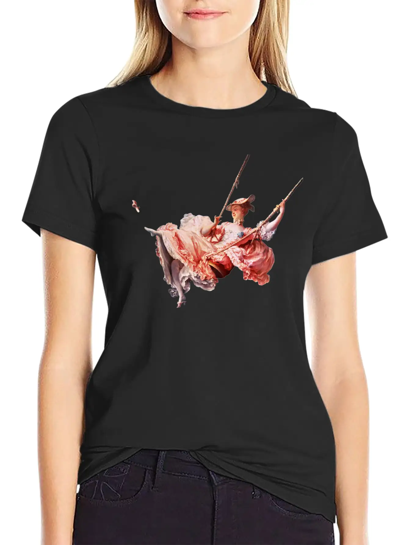 The Swing, Fragonard Soft Cotton Short Sleeve Tee – Unisex Wardrobe Staple