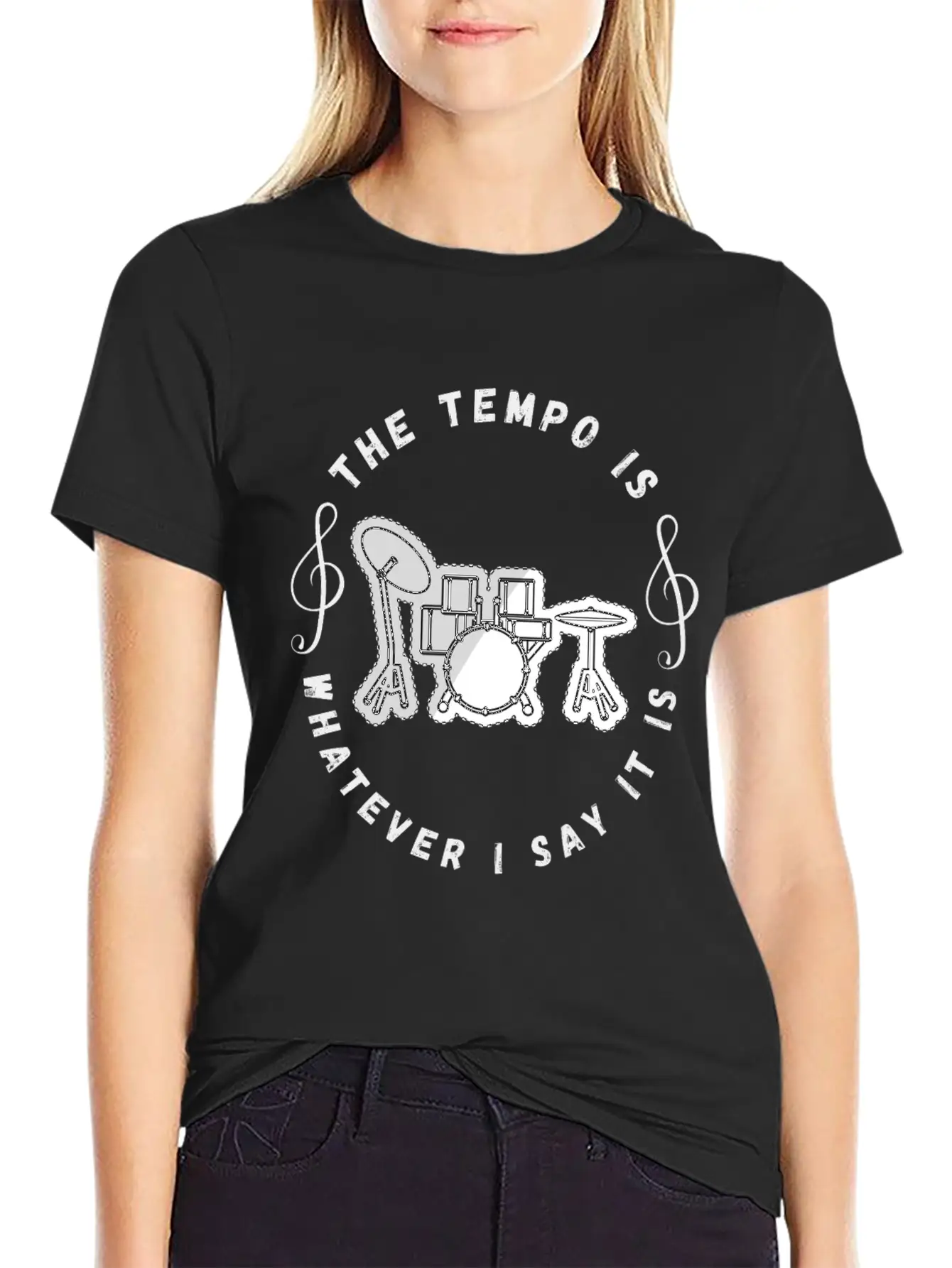 The Tempo Is Whatever I Say It Is Classic Fit Graphic Tee For Daily Comfort – Unisex Cotton Shirt