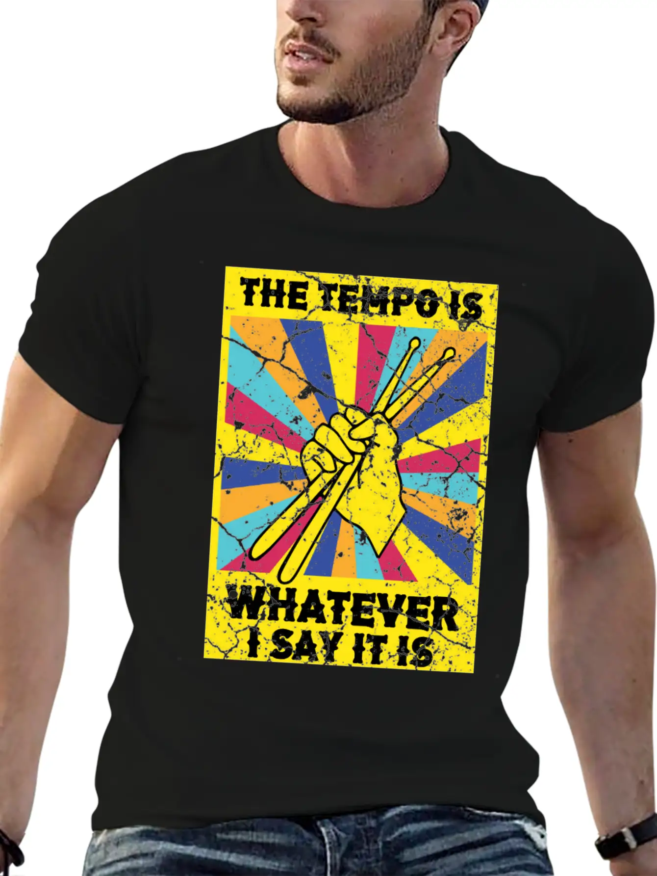 The Tempo Is Whatever I Say It Is Drummer Soft Cotton Short Sleeve Tee – Unisex Wardrobe Staple